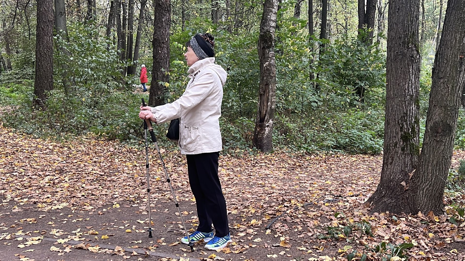 химки, активное долголетие, скандинавская ходьба, пожилые люди,