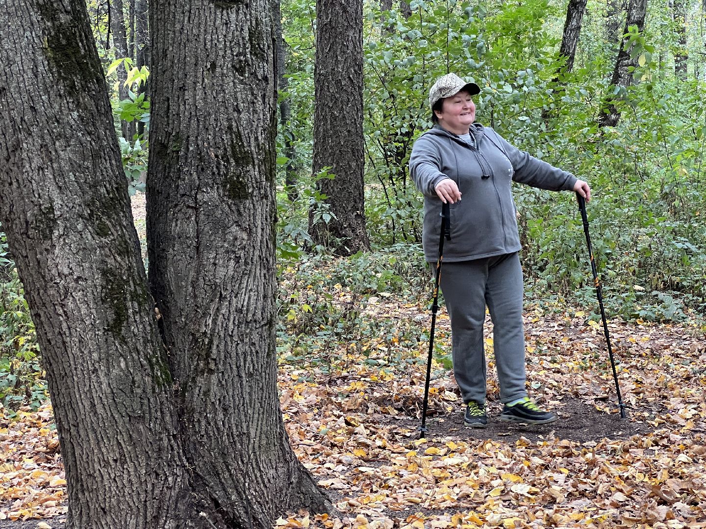 химки, активное долголетие, скандинавская ходьба, пожилые люди,