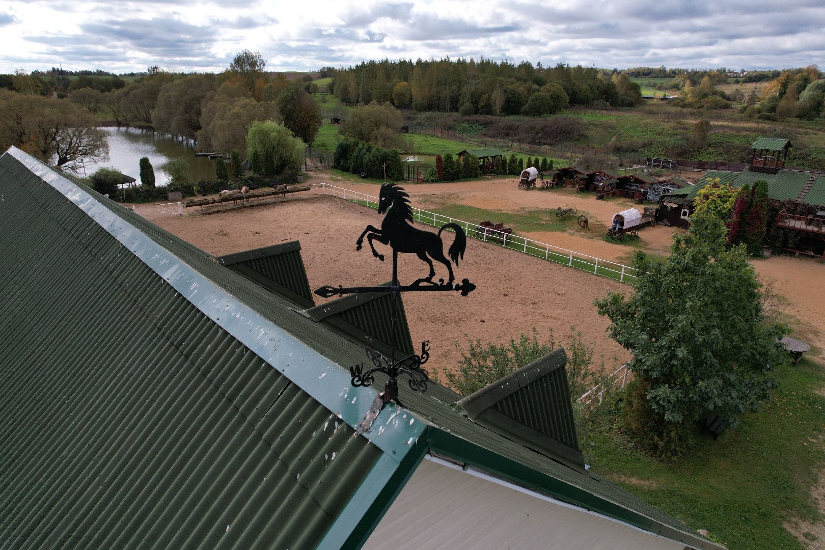 лошади, туризм, можайск,видео с коптера,