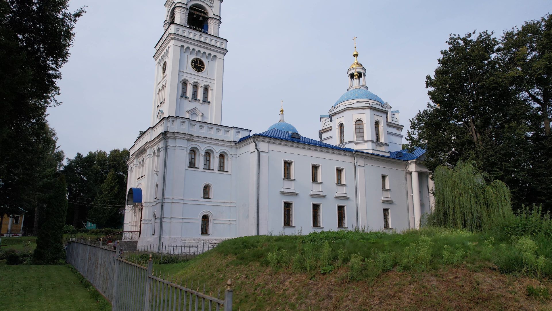 монастырь, архитектура, яхрома,видео с коптера,