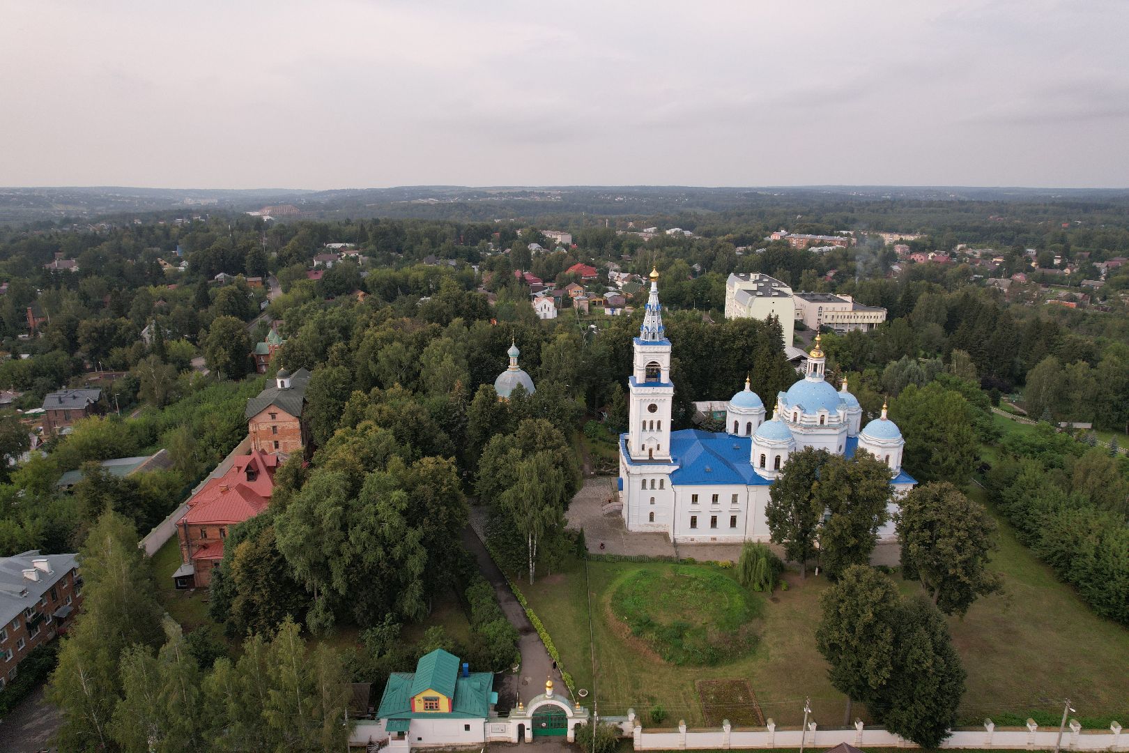 монастырь, архитектура, яхрома,видео с коптера,