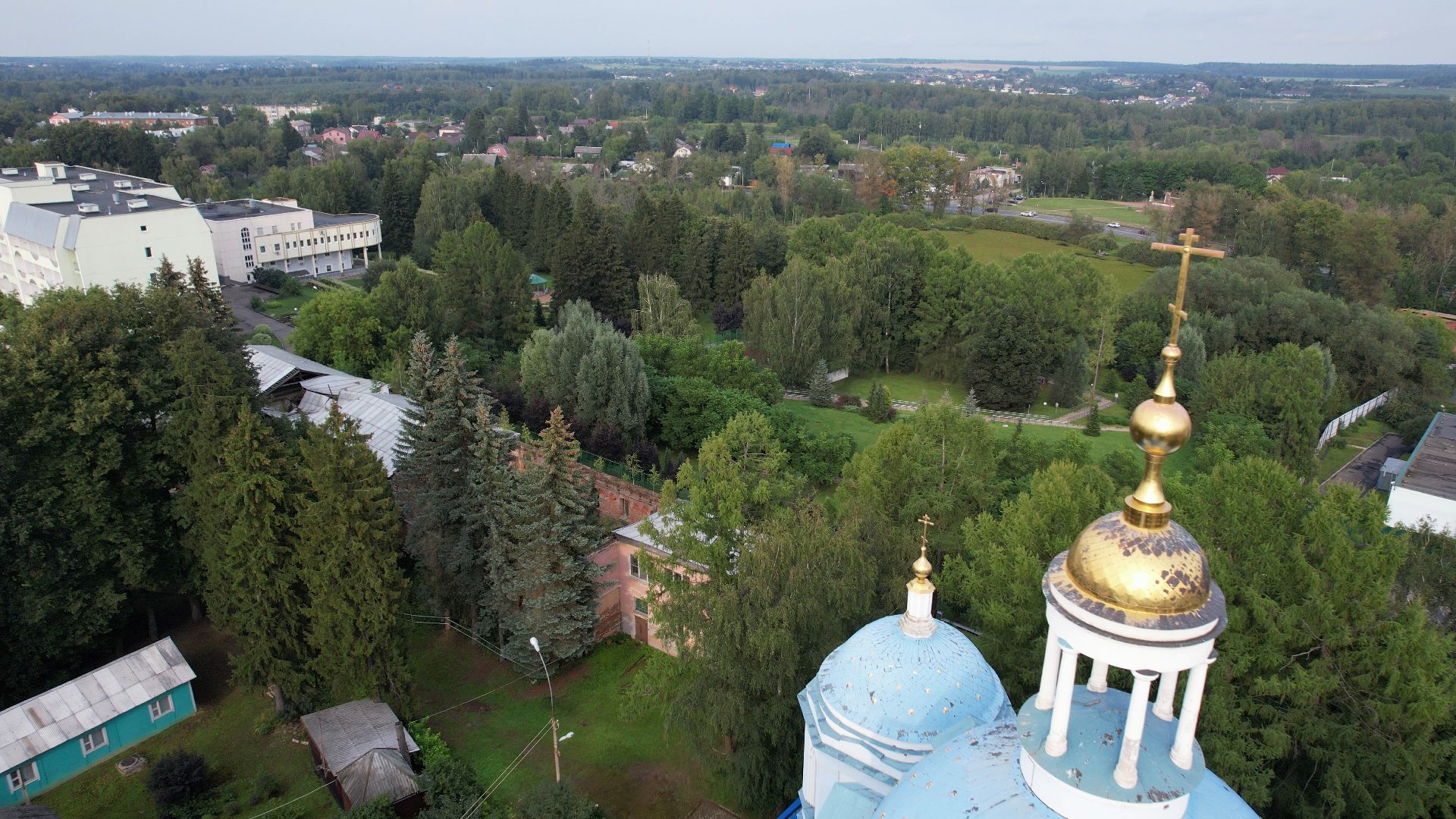 монастырь, архитектура, яхрома,видео с коптера,