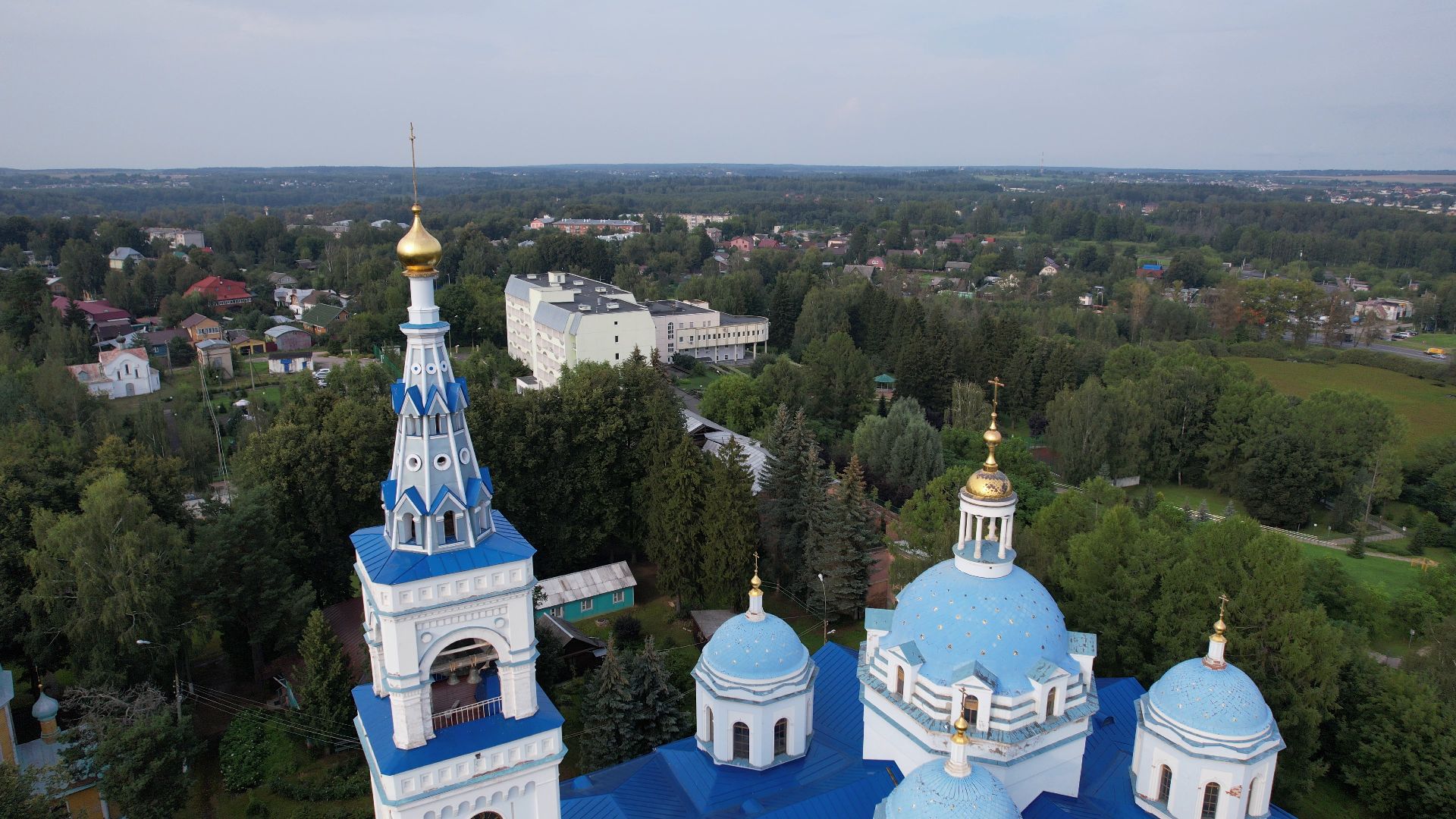 монастырь, архитектура, яхрома,видео с коптера,