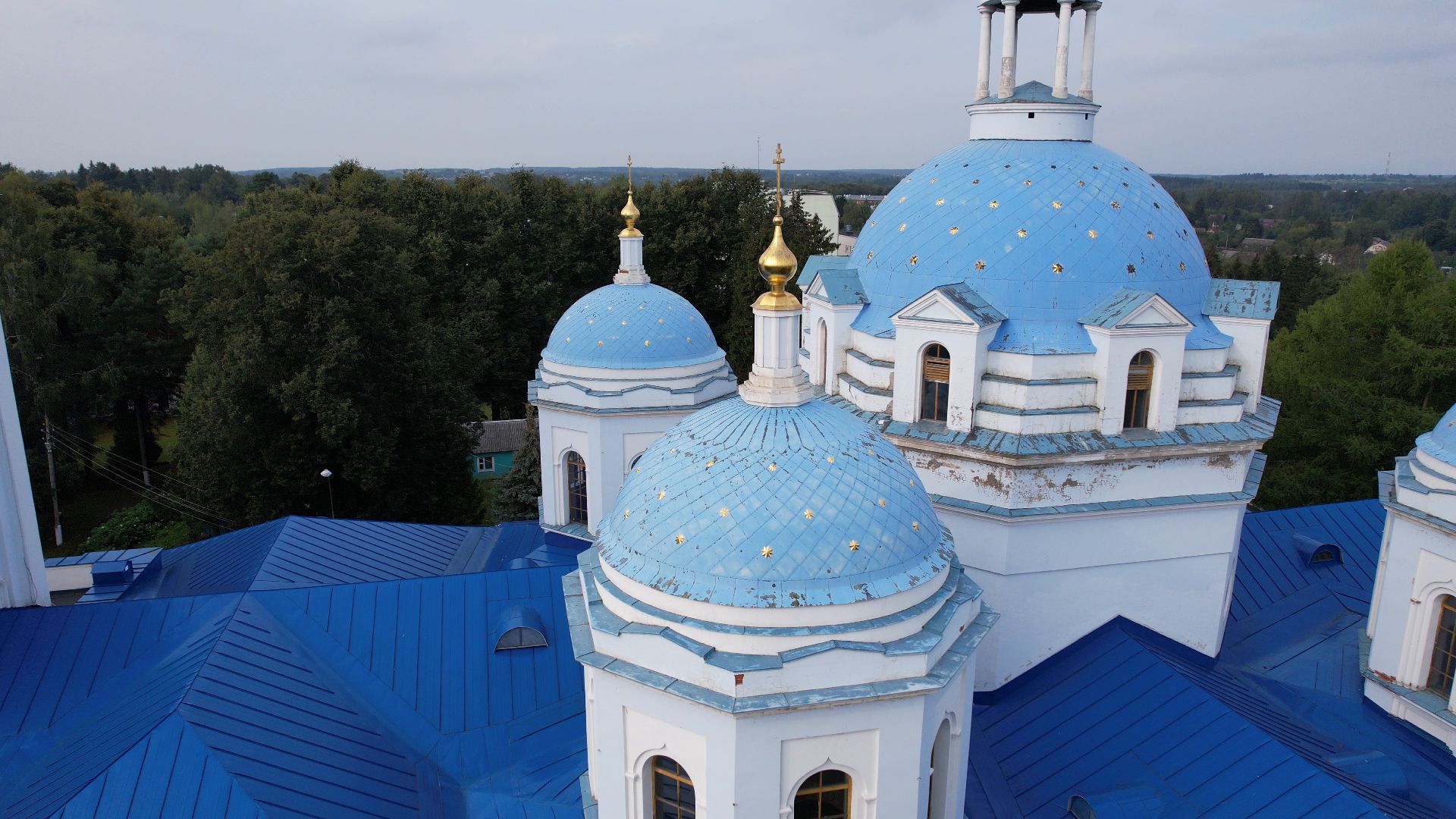 монастырь, архитектура, яхрома,видео с коптера,