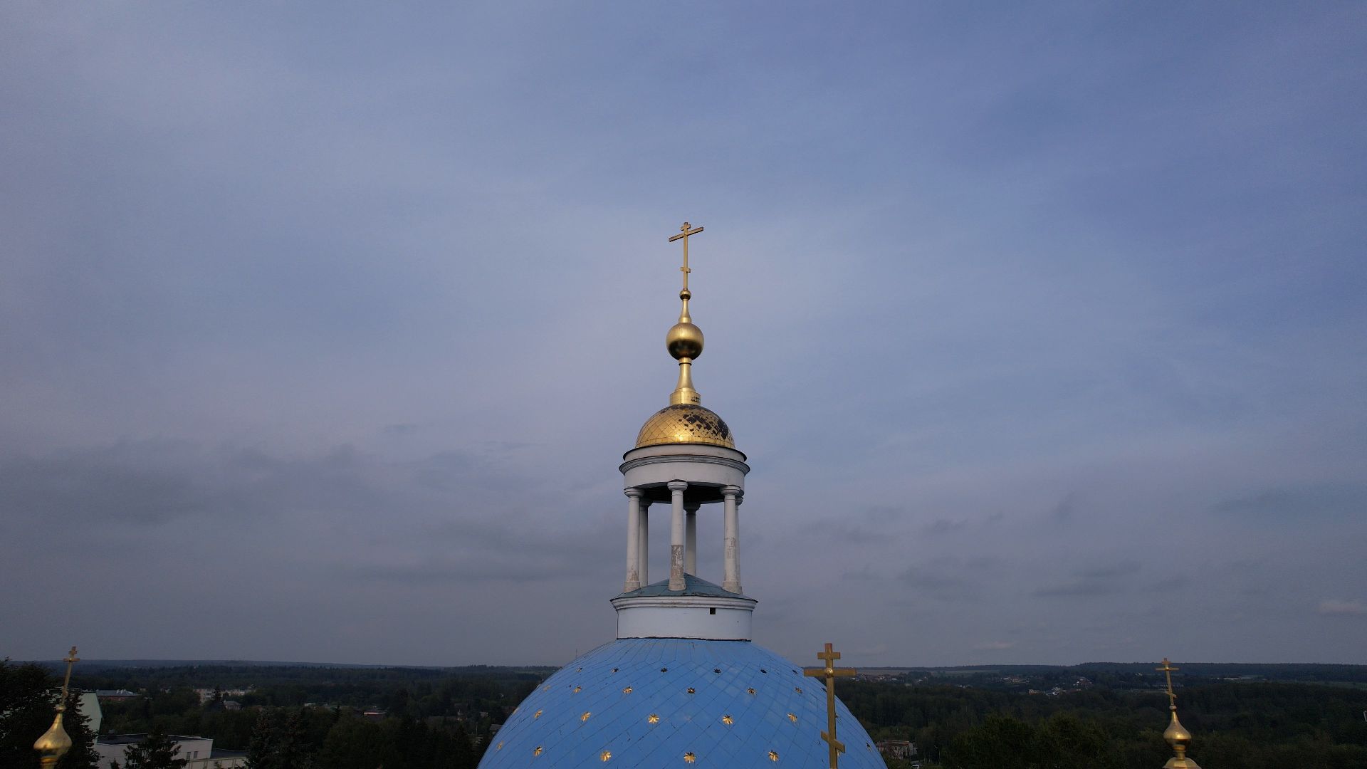 монастырь, архитектура, яхрома,видео с коптера,