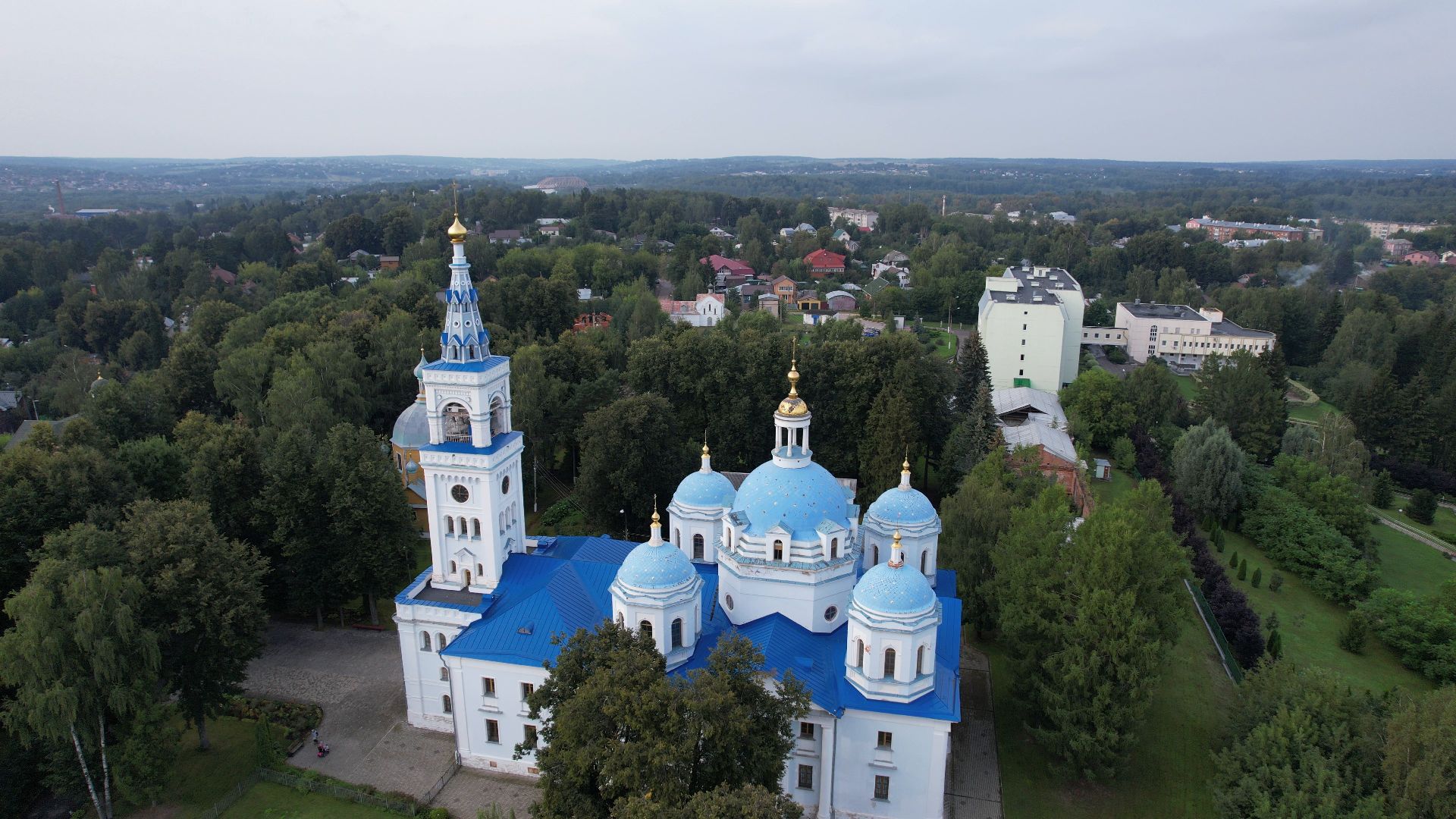 монастырь, архитектура, яхрома,видео с коптера,