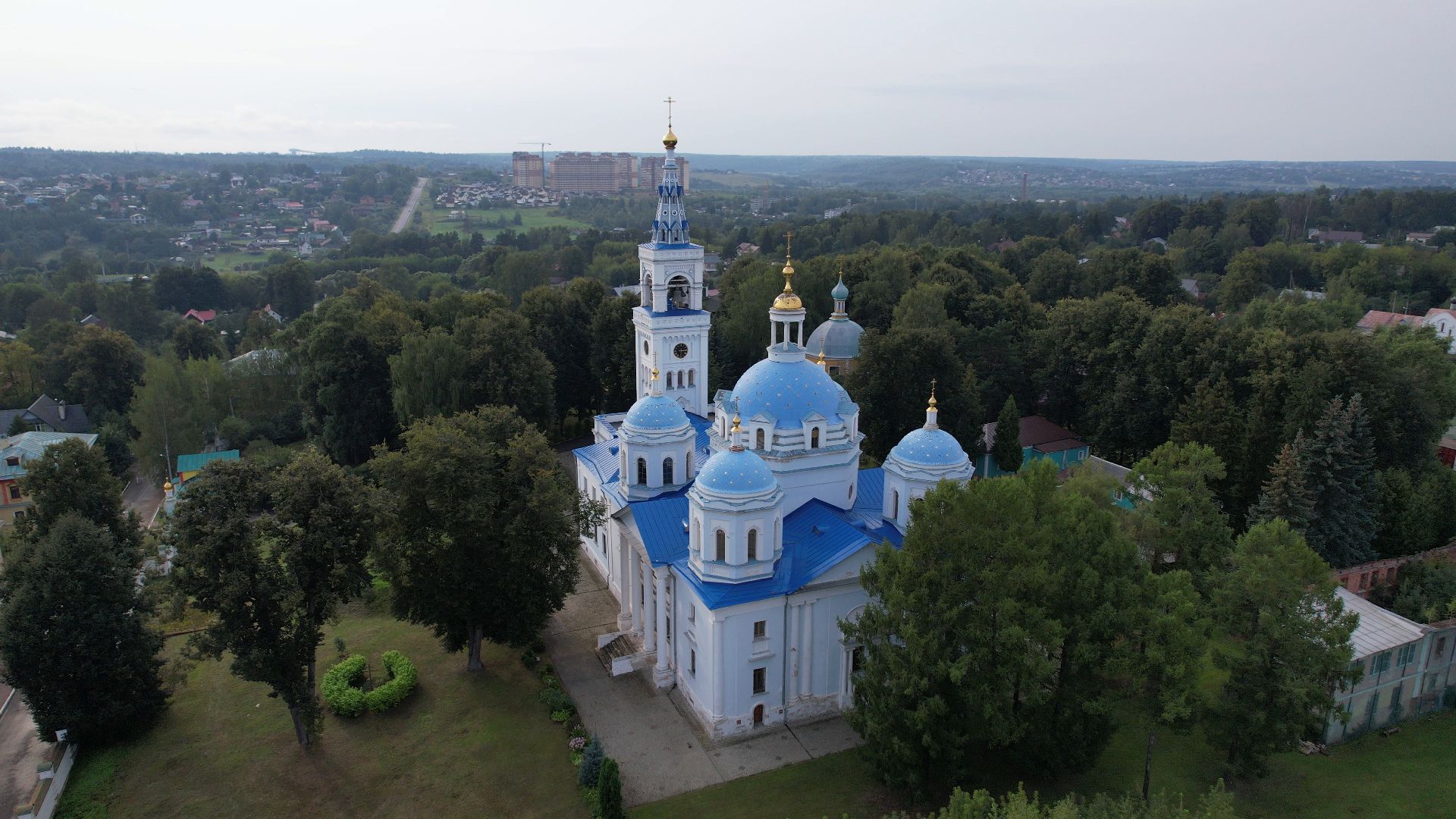 монастырь, архитектура, яхрома,видео с коптера,