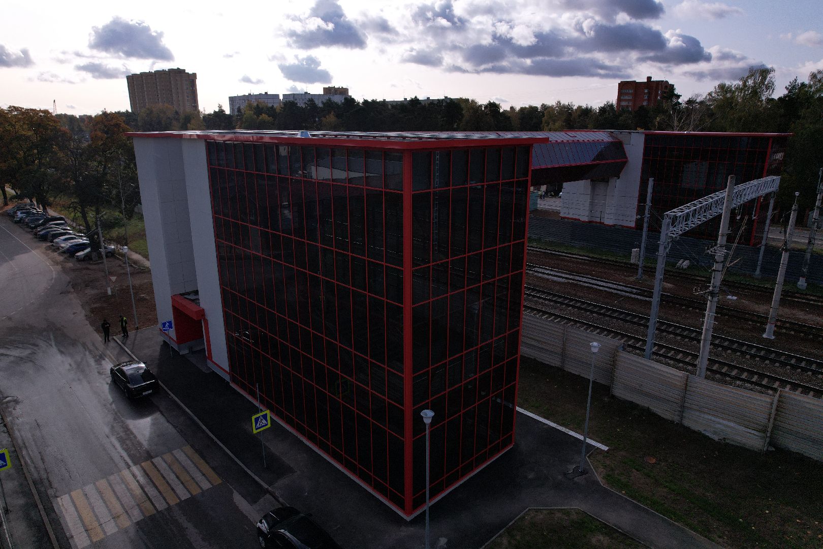 переход, раменское, жд,видео с коптера,