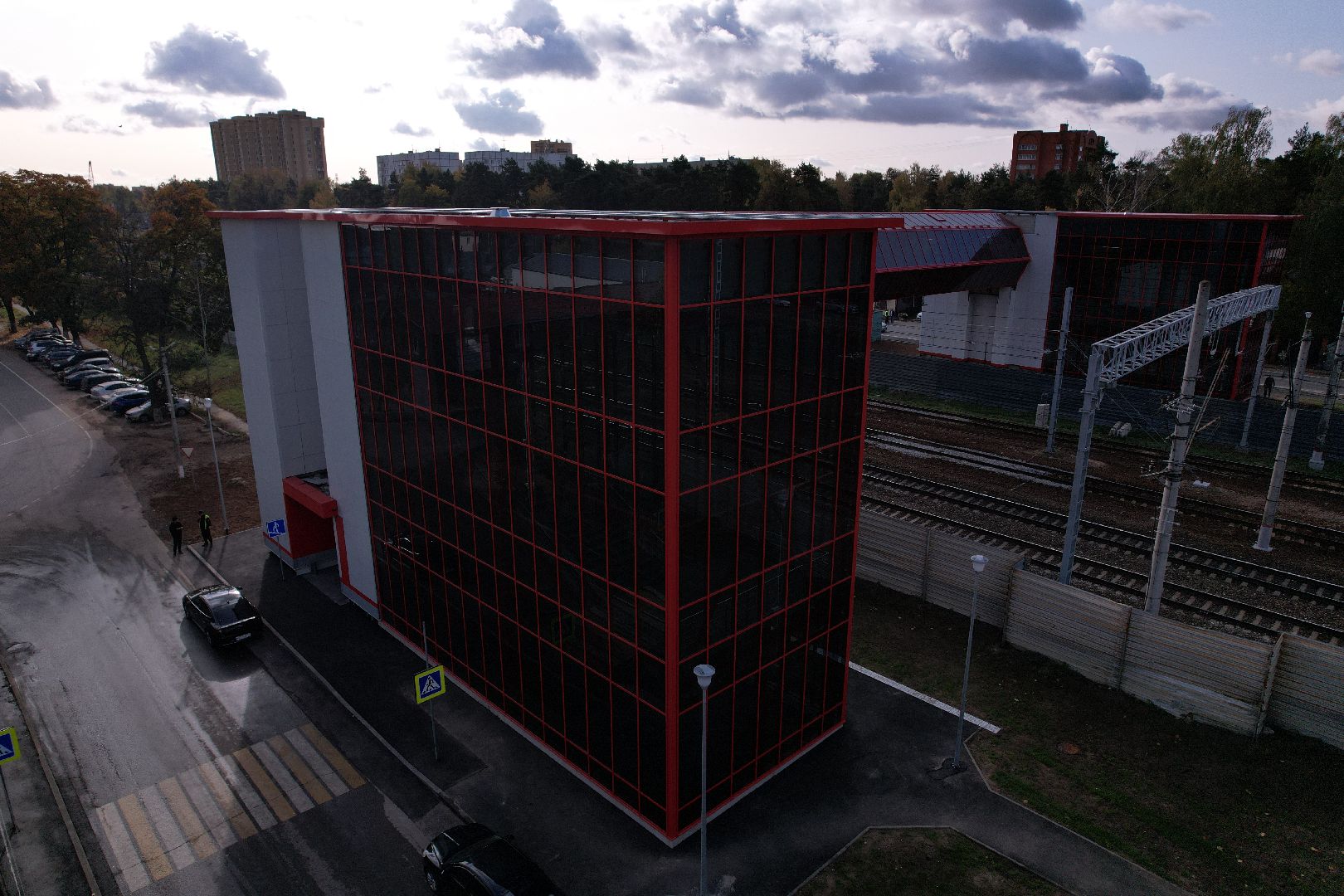 переход, раменское, жд,видео с коптера,