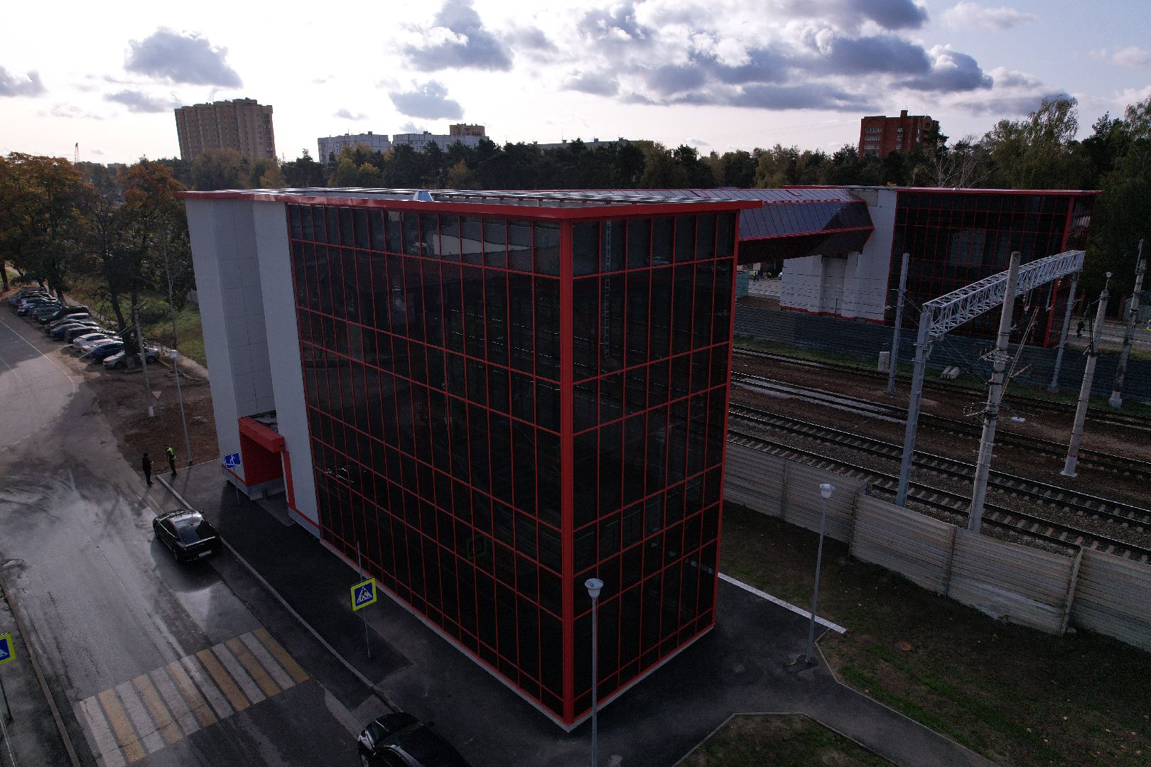 переход, раменское, жд,видео с коптера,