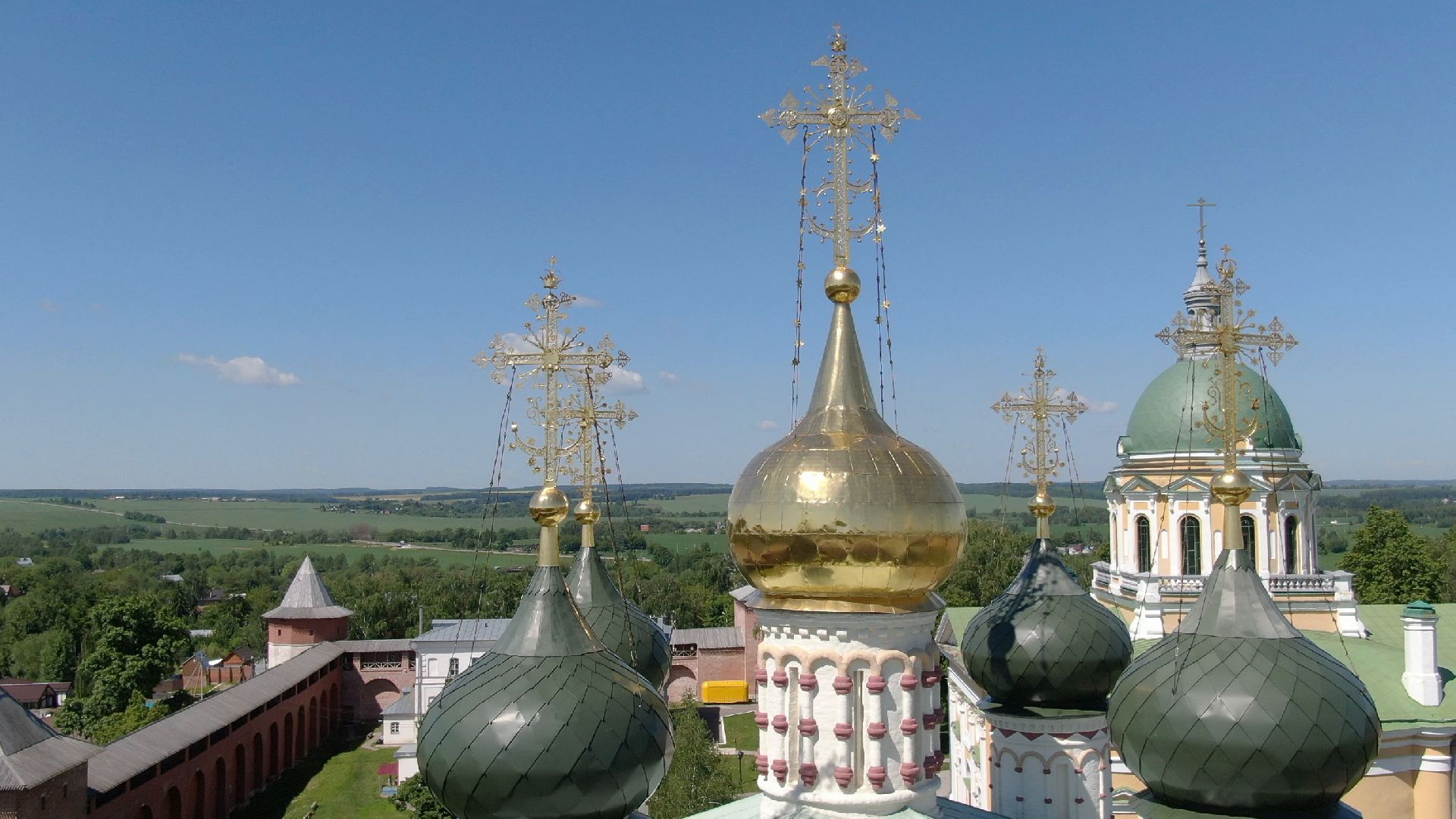 зарайск, культура, благоустройство,видео с коптера,