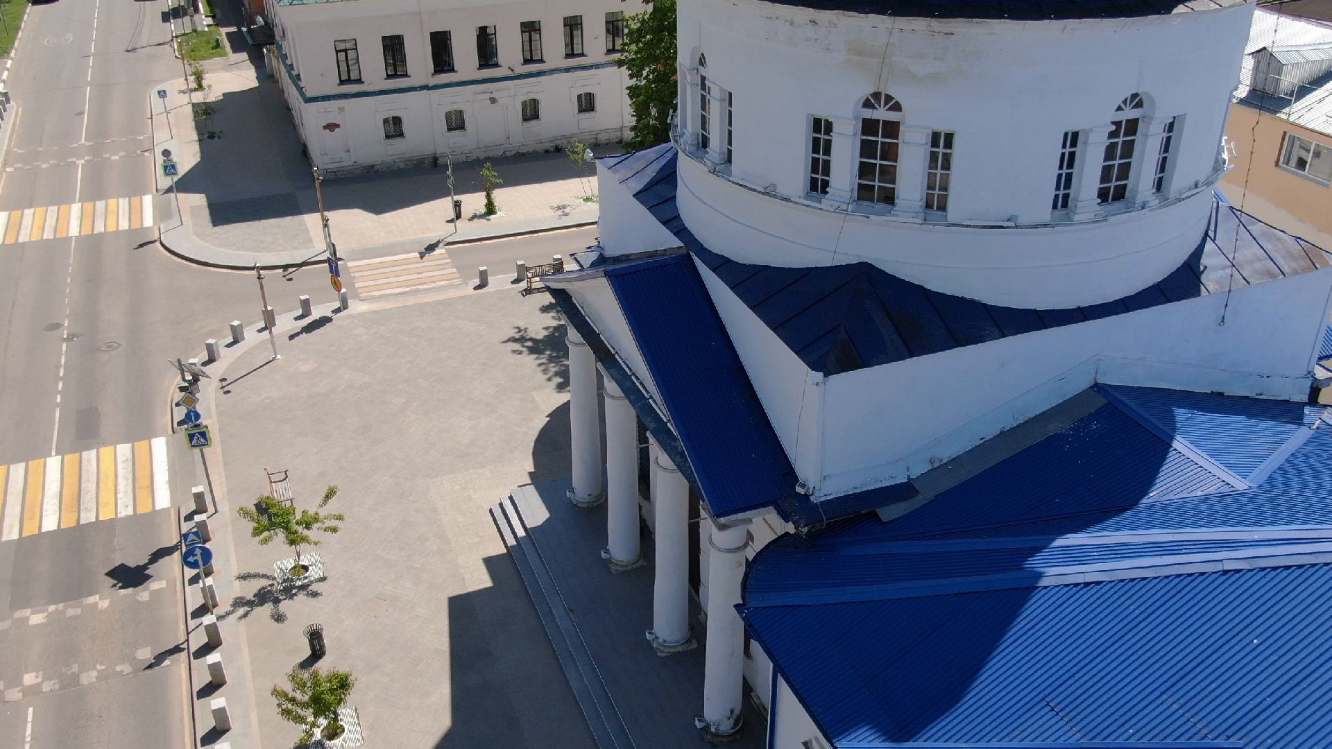 зарайск, культура, благоустройство,видео с коптера,