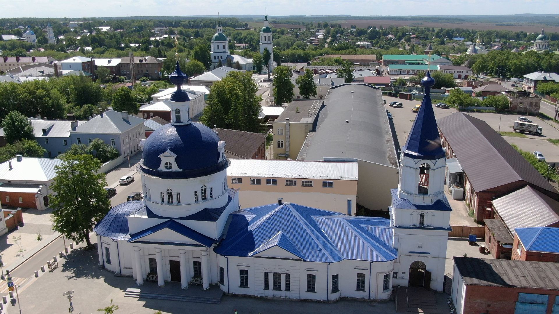 зарайск, культура, благоустройство,видео с коптера,