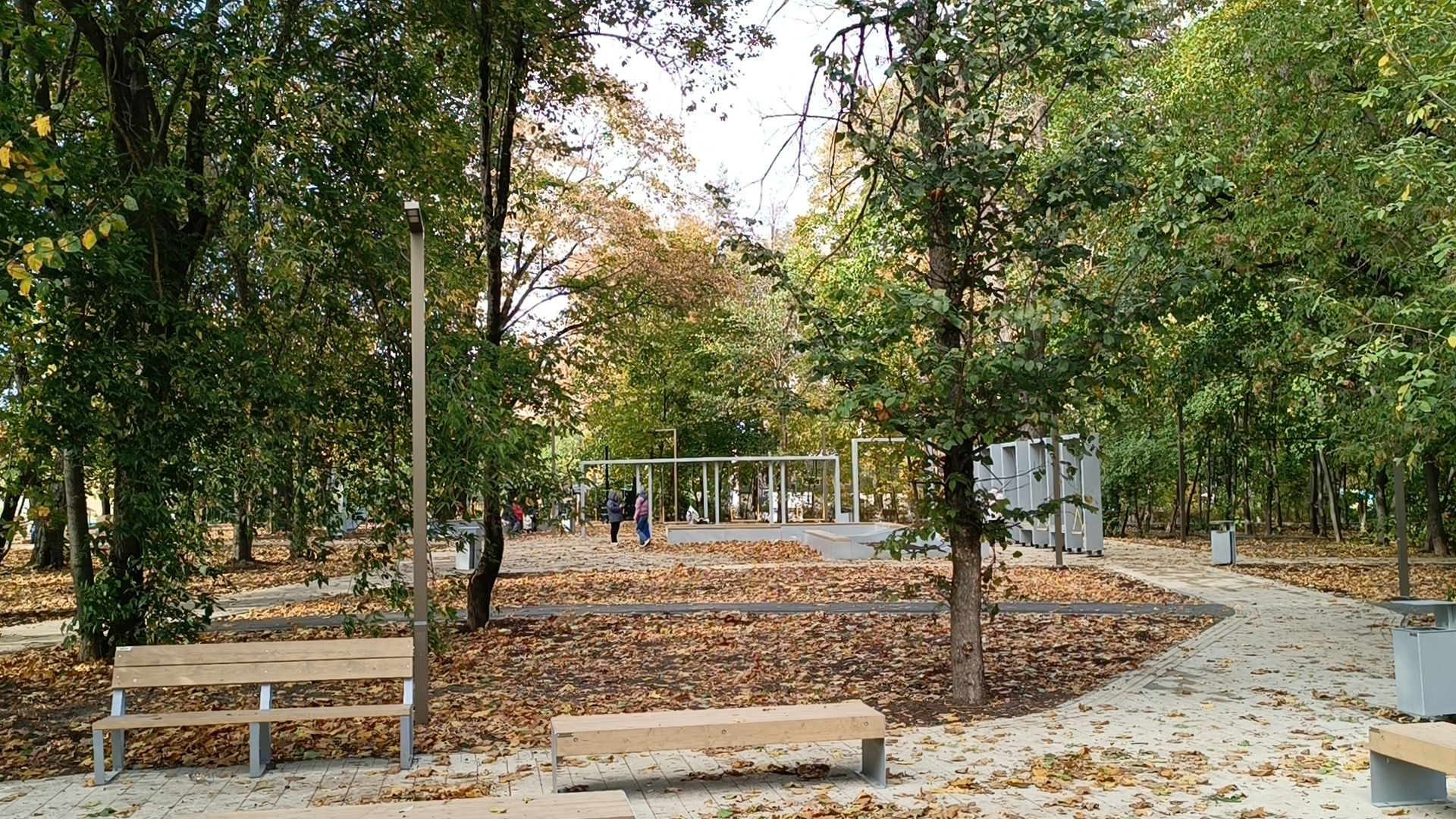 лобня, сквер, благоустройство,