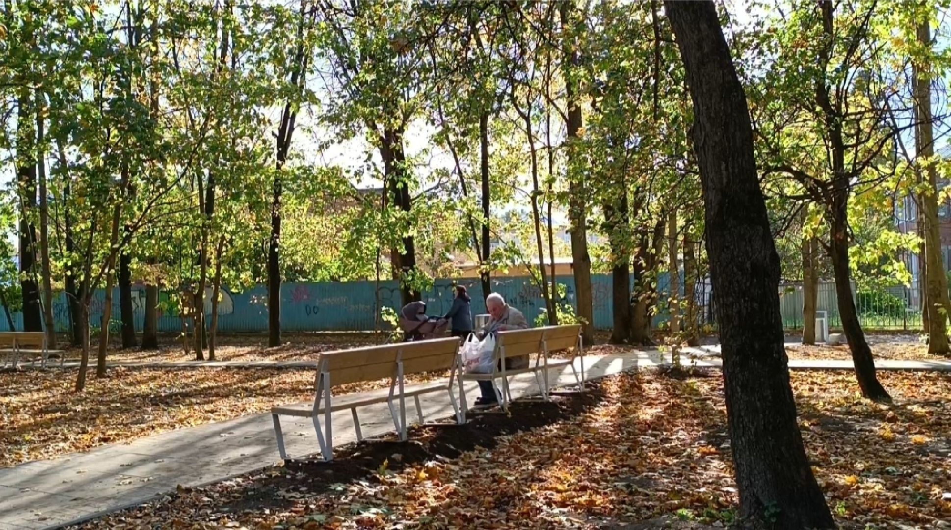 лобня, сквер, благоустройство,