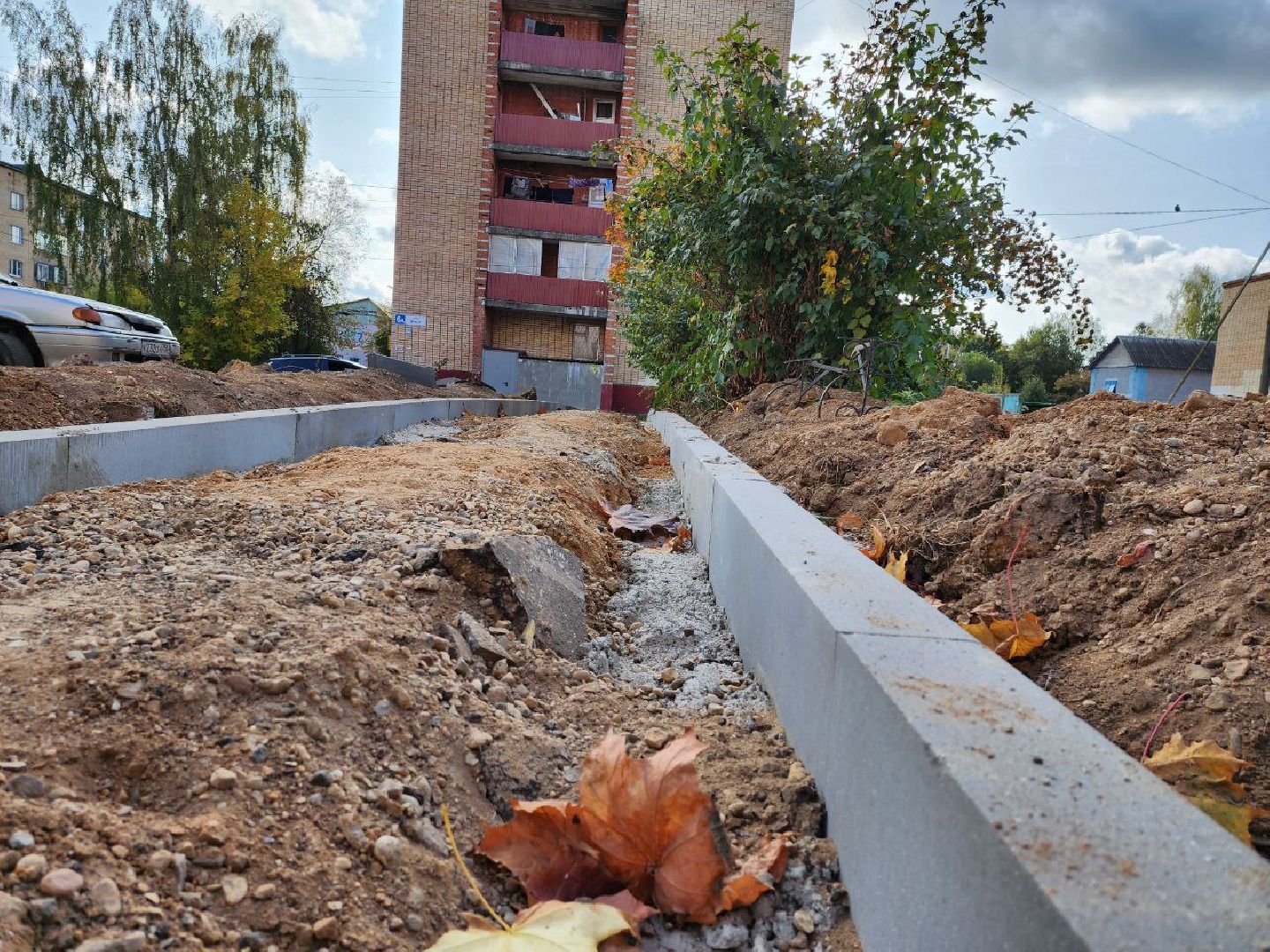 можайск, можайский городской округ, подмосковье, дворовая территория, благоуйстройство, работы, жители, многоквартирные дома,