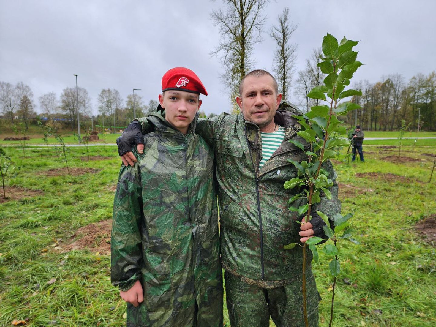 Можайск, можайский городской округ, подмосковье, яблоневый сад, яблони, деревья, акции, сво, военнослужащие, поддержка, память,