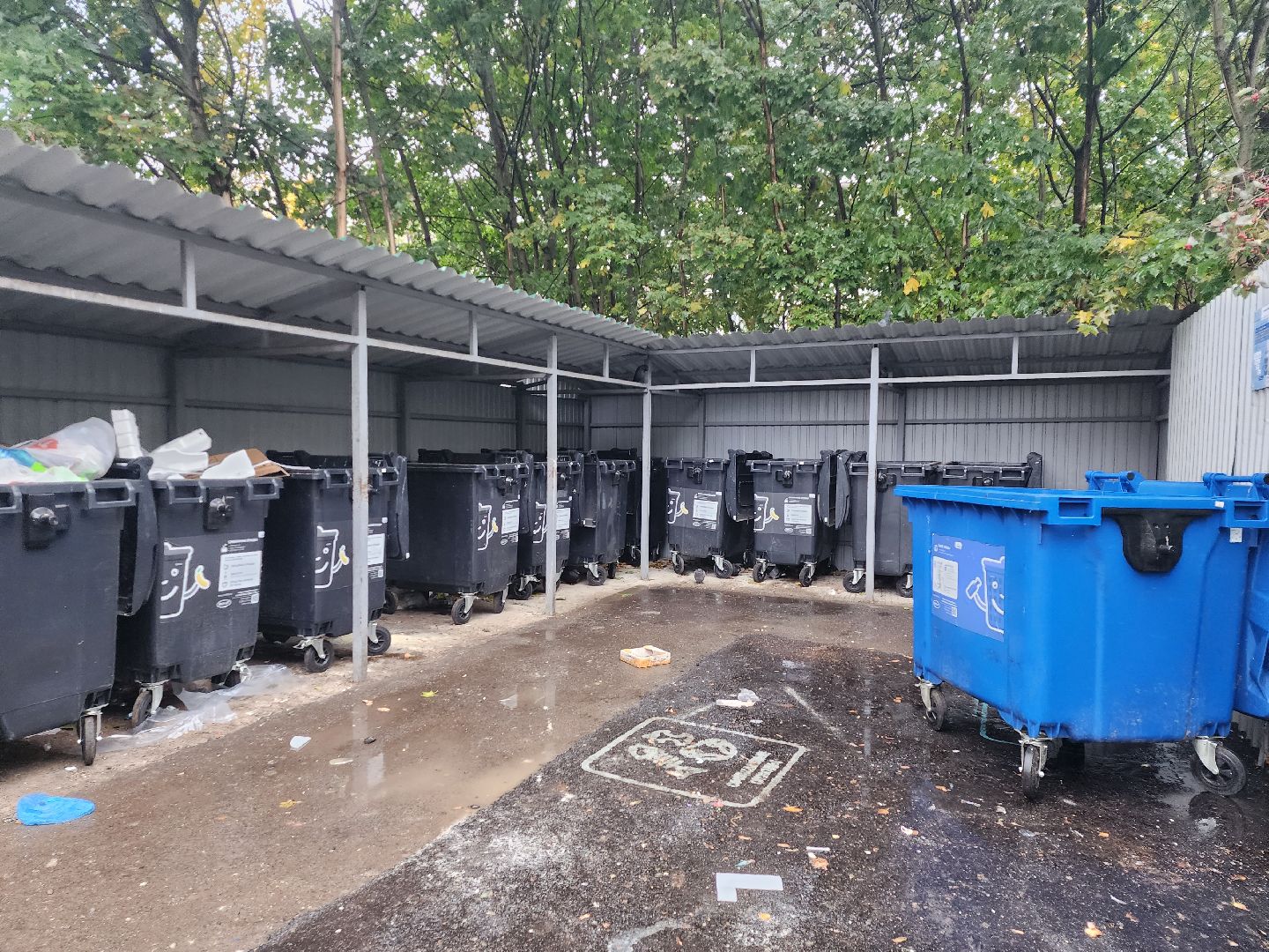 серпухов, подмосковье, Бункер, контейнерная площадка,