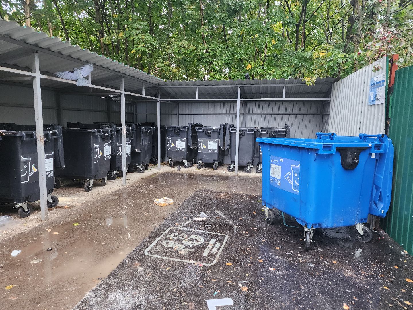 серпухов, подмосковье, Бункер, контейнерная площадка,