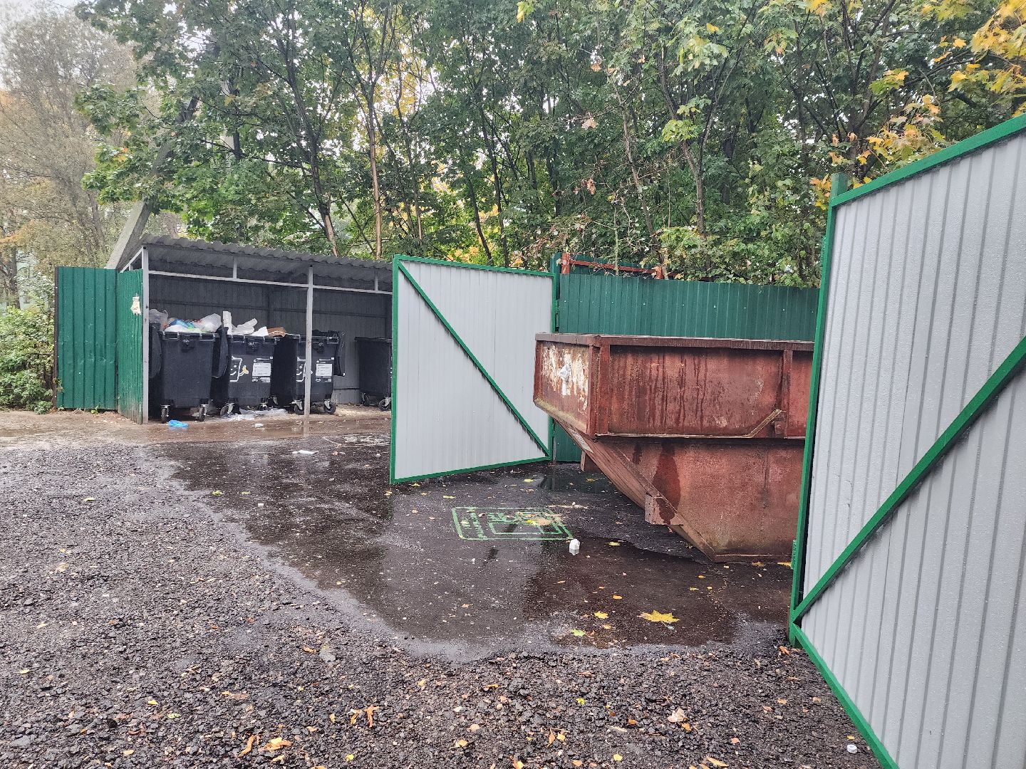 серпухов, подмосковье, Бункер, контейнерная площадка,