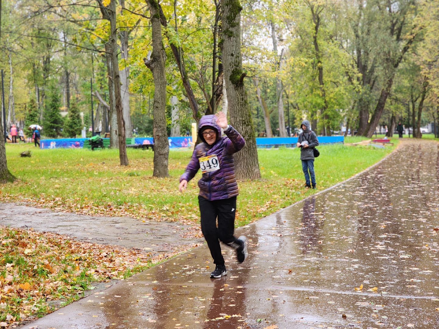 Ступино, парки подмосковья, осенний кросс,