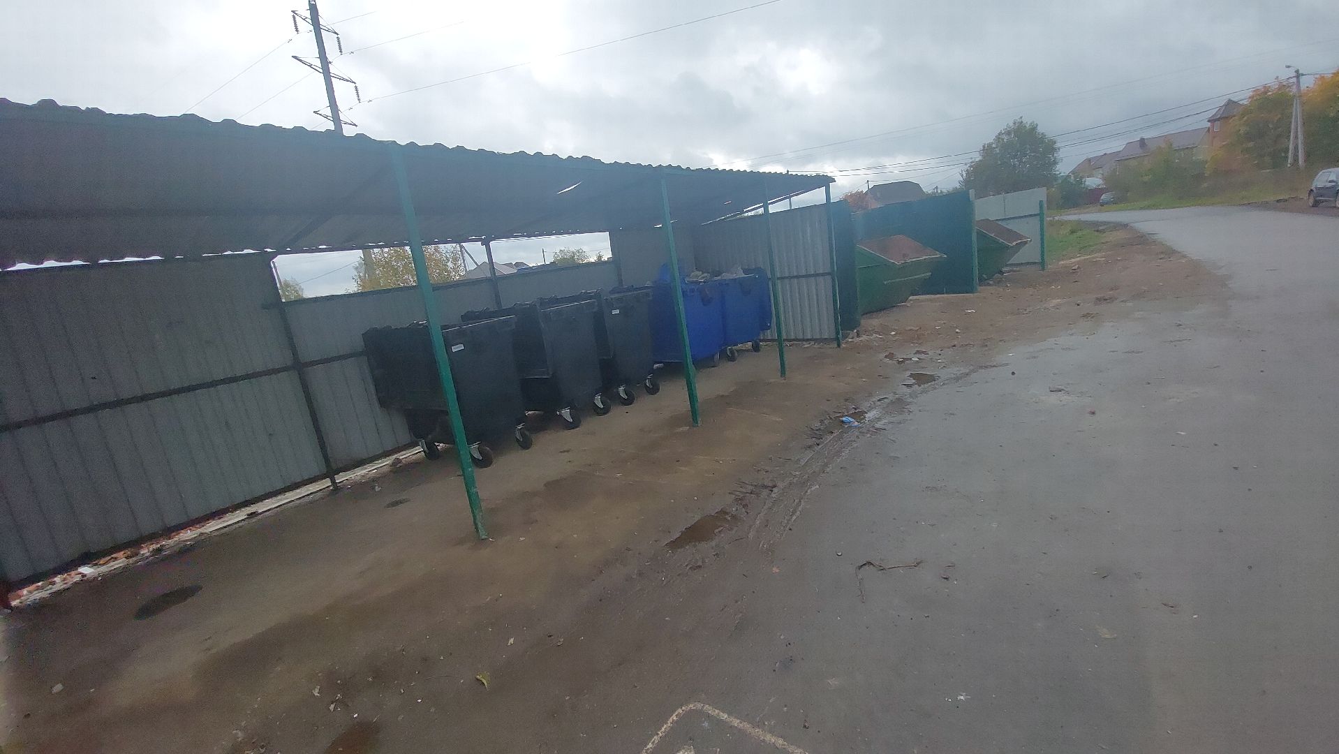 ЖКХ, Мусор, Мусорные площадки, деревня Манушкино Чеховский городской округ