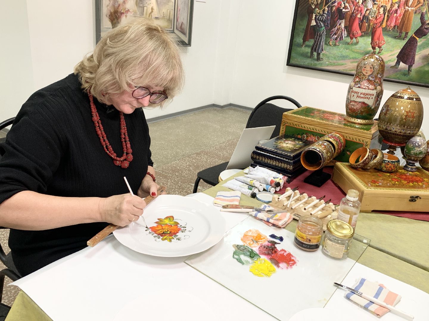 Балашиха, Подмосковье, Общество, Фестиваль национальных культур Балашиха- большая семья, Мастер-классы, Декоративно-прикладное искусство,