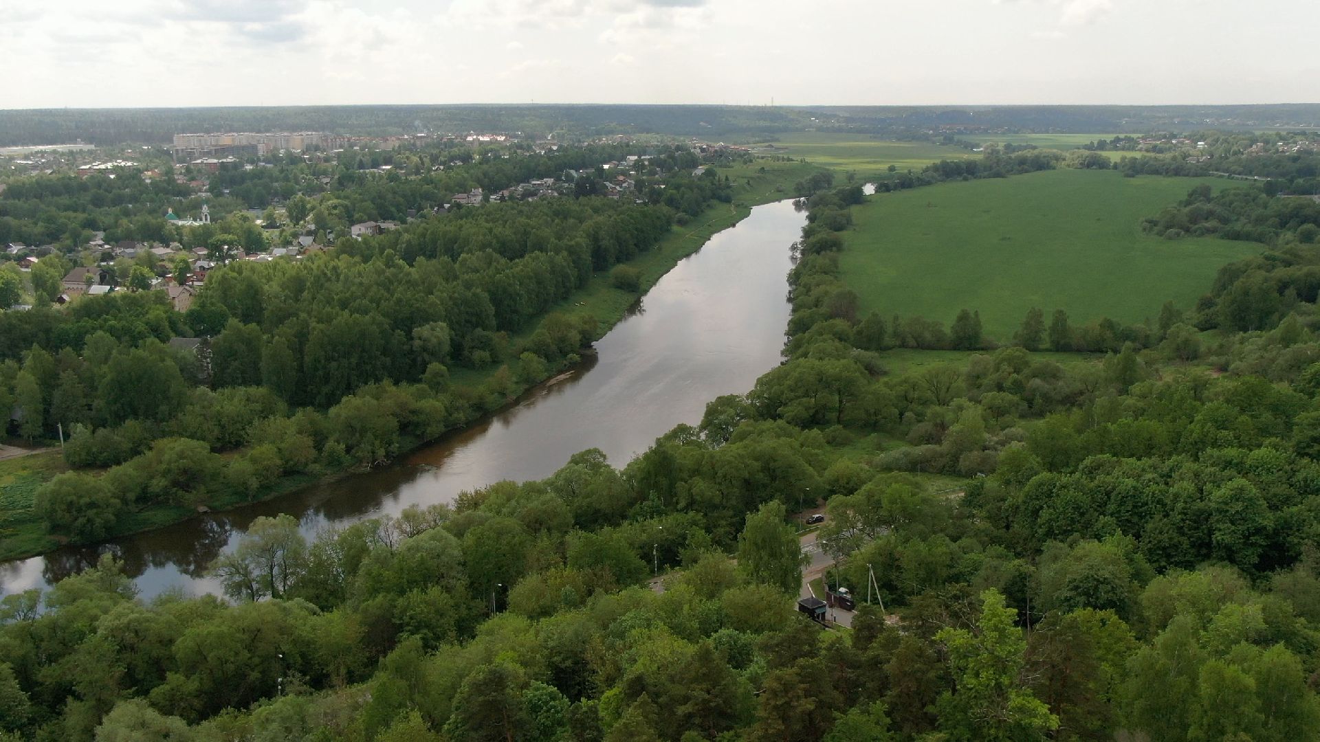 Звенигород, собор, археология,видео с коптера,