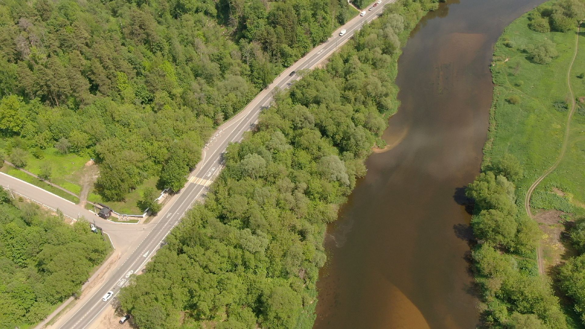 Звенигород, собор, археология,видео с коптера,