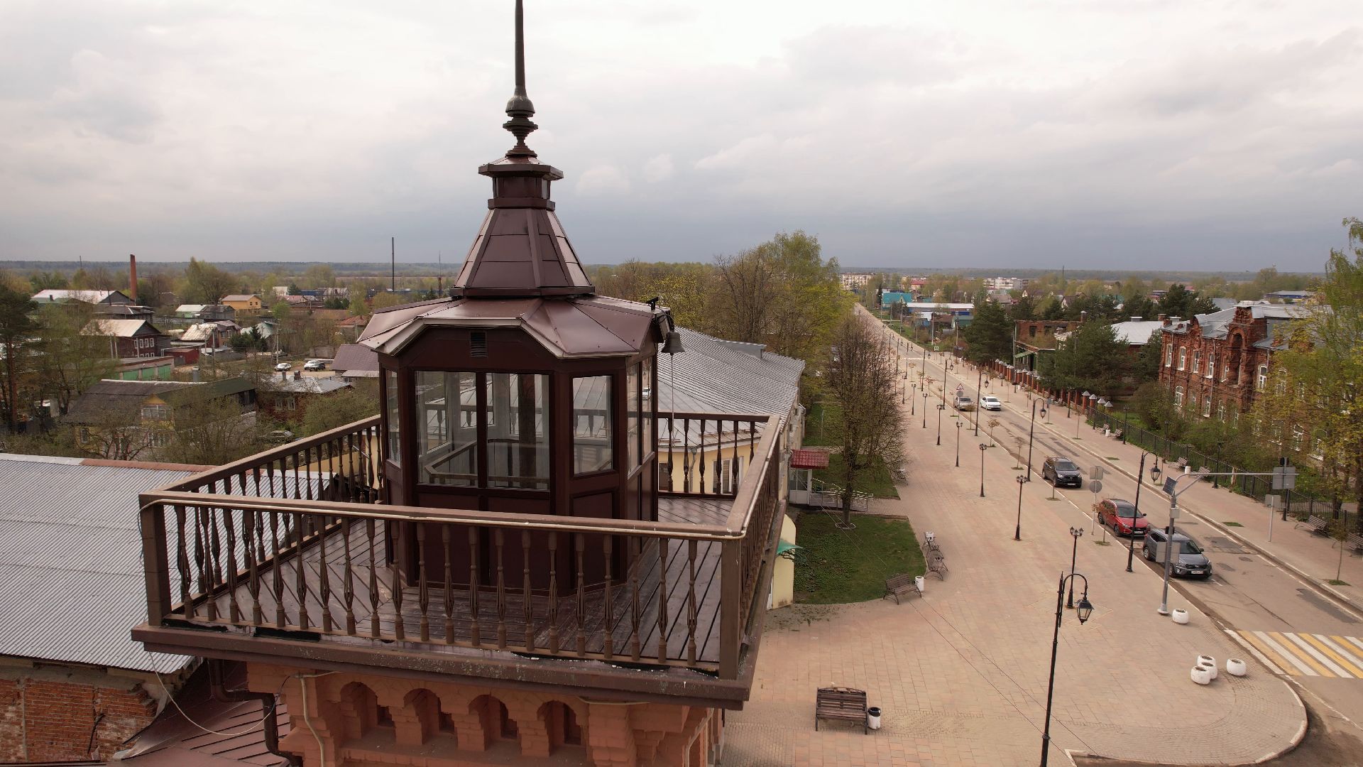 Талдом, культура, архитектура,видео с коптера,