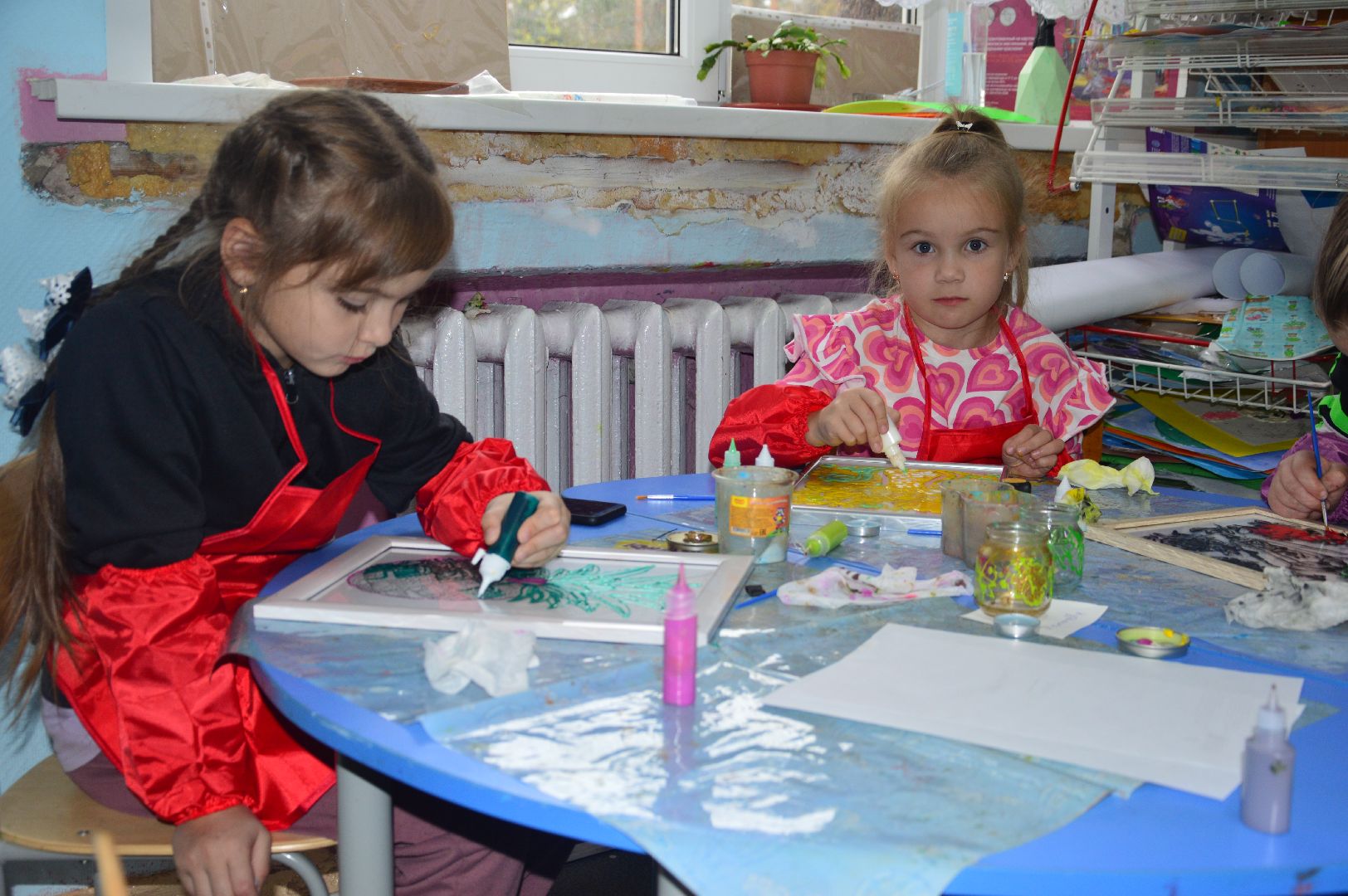 шатура, шатурторф, дом культуры, витражная роспись, ИЗО, студия,