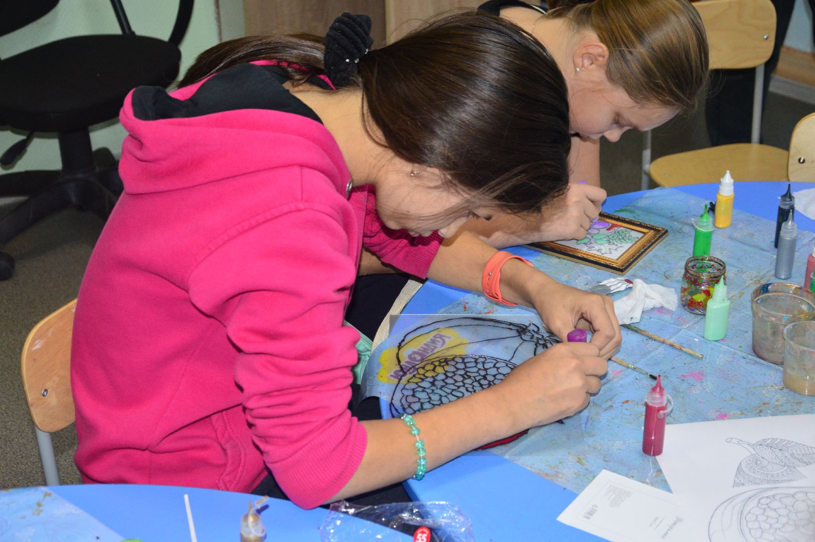 шатура, шатурторф, дом культуры, витражная роспись, ИЗО, студия,