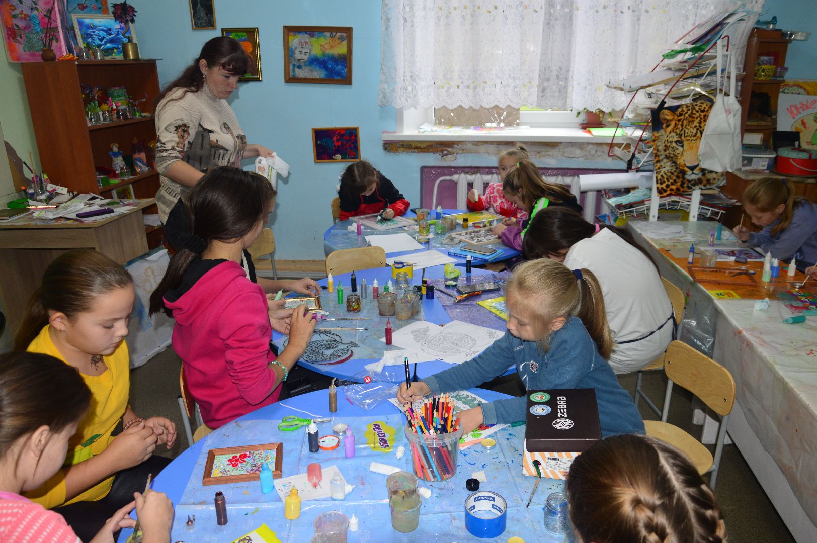 шатура, шатурторф, дом культуры, витражная роспись, ИЗО, студия,