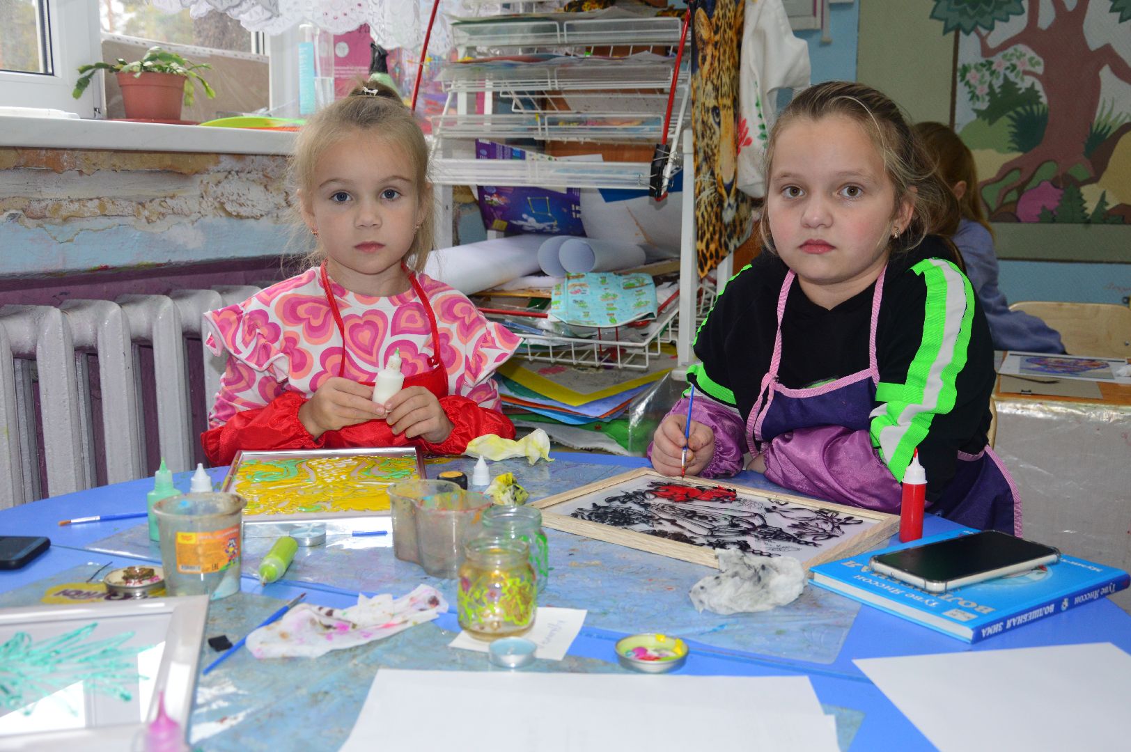 шатура, шатурторф, дом культуры, витражная роспись, ИЗО, студия,