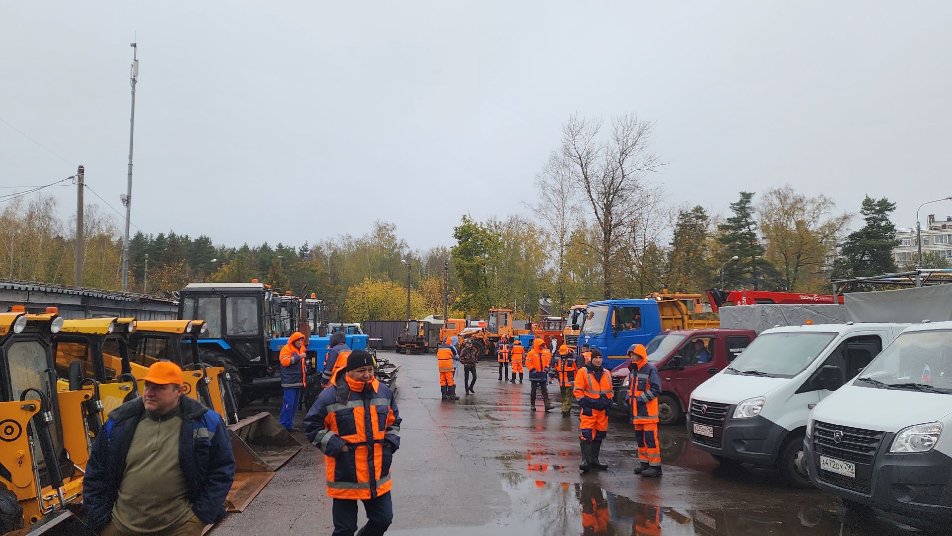 подмосковье, городской округ пушкинский, ивантеевка, ЖКХ, спецтехника, готовность,