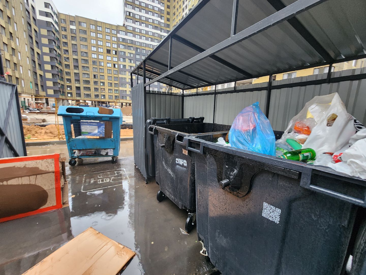 долгопрудный, ТКО, мусор, контейнерная площадка, ЖК Бригантина,