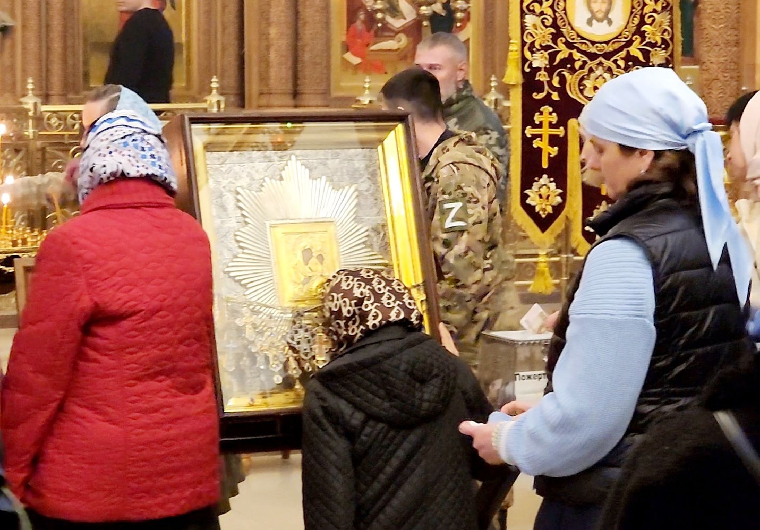 Одинцово, икона, святыня, крестный ход, лесной городок,казаки,