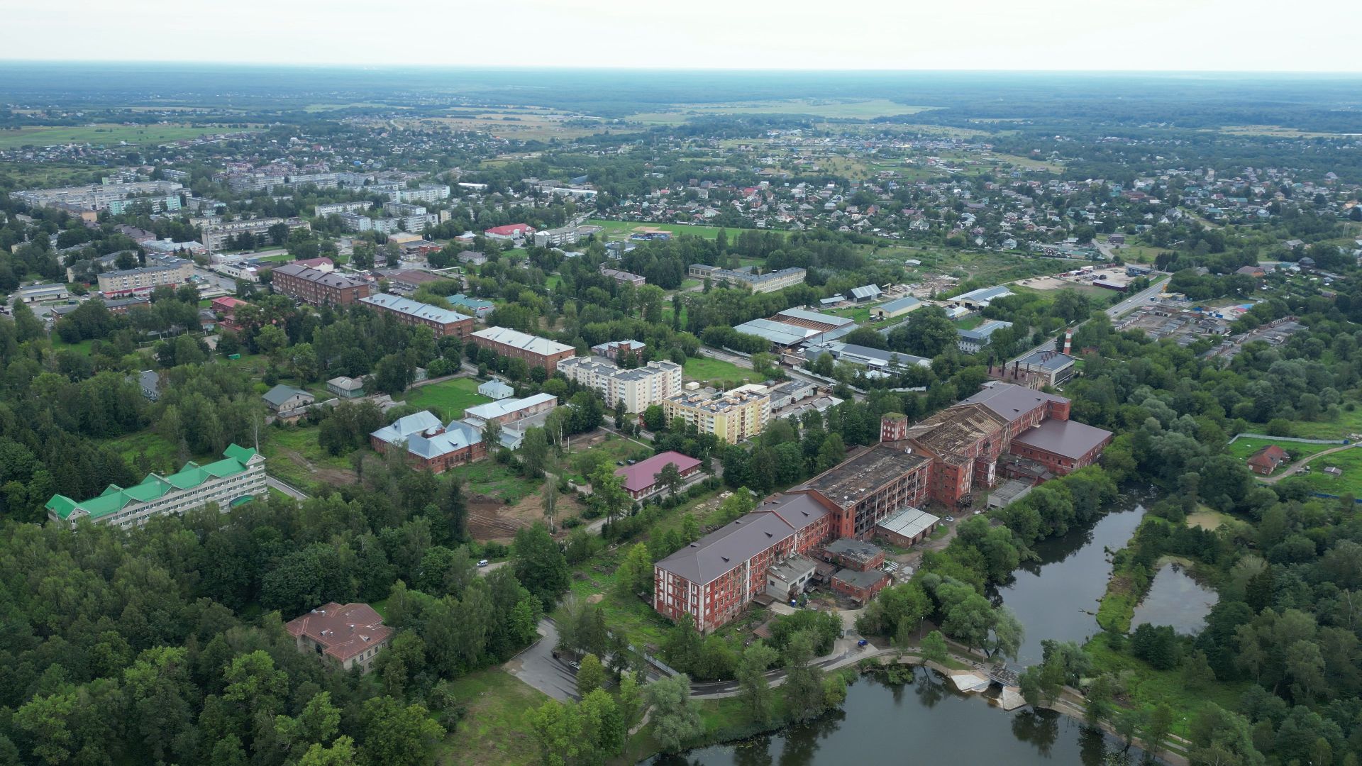 Высоковск, реставрация, культура,видео с коптера,