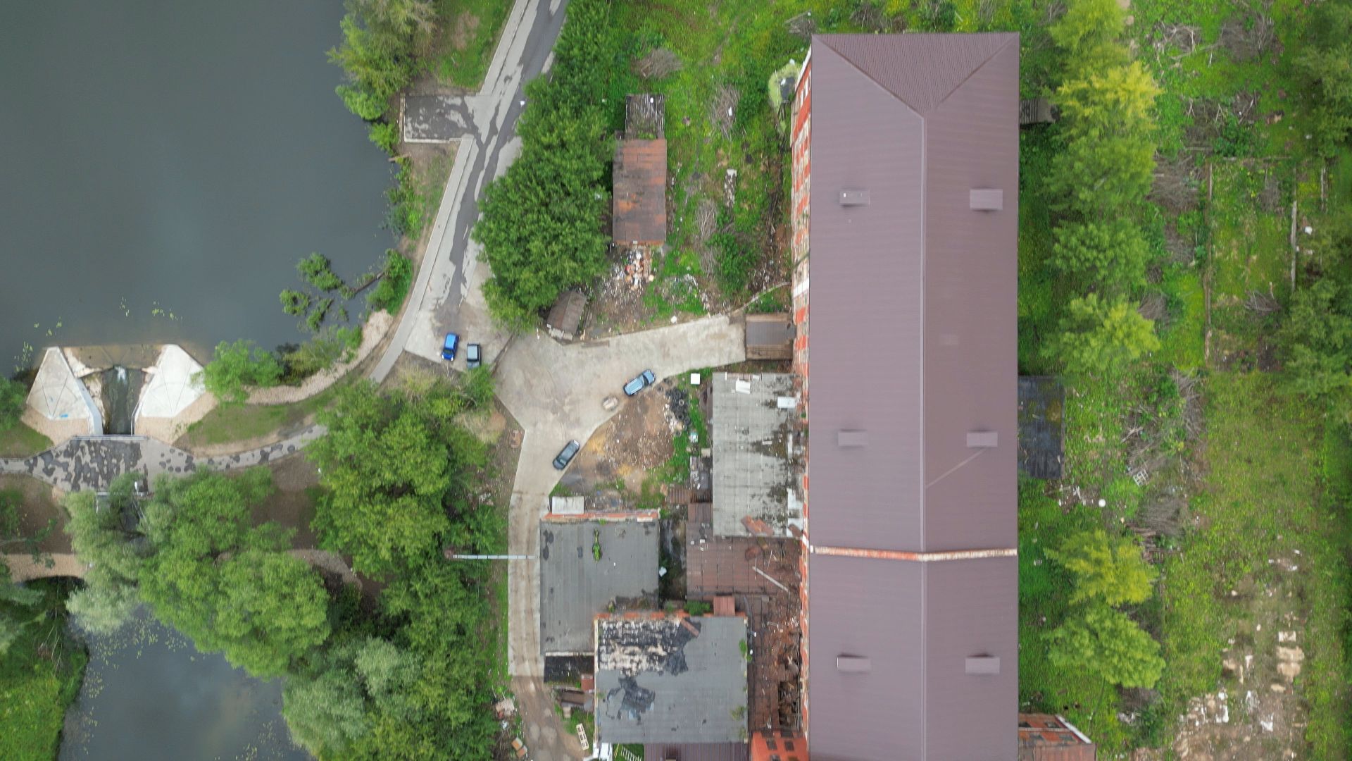 Высоковск, реставрация, культура,видео с коптера,