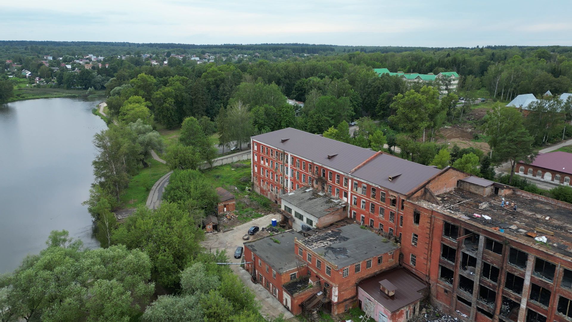 Высоковск, реставрация, культура,видео с коптера,