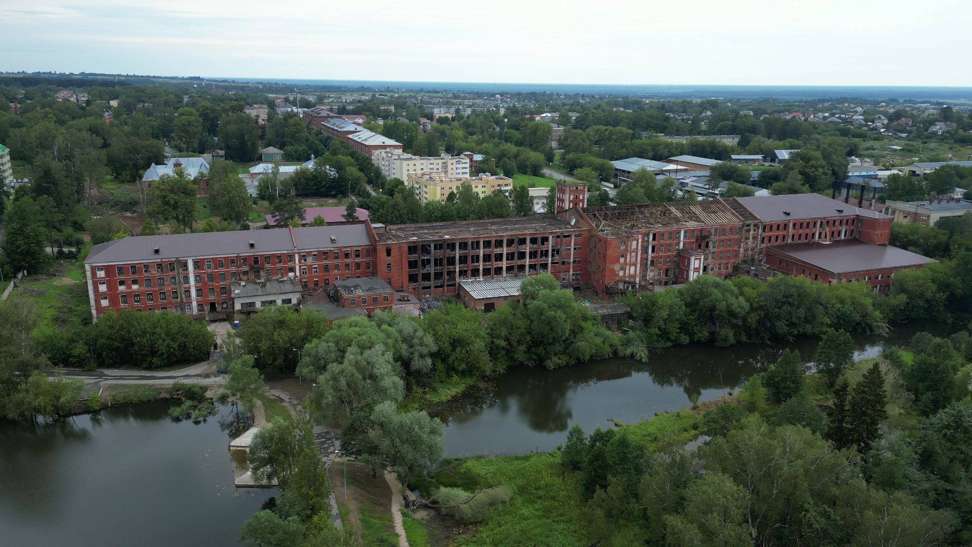 Высоковск, реставрация, культура,видео с коптера,