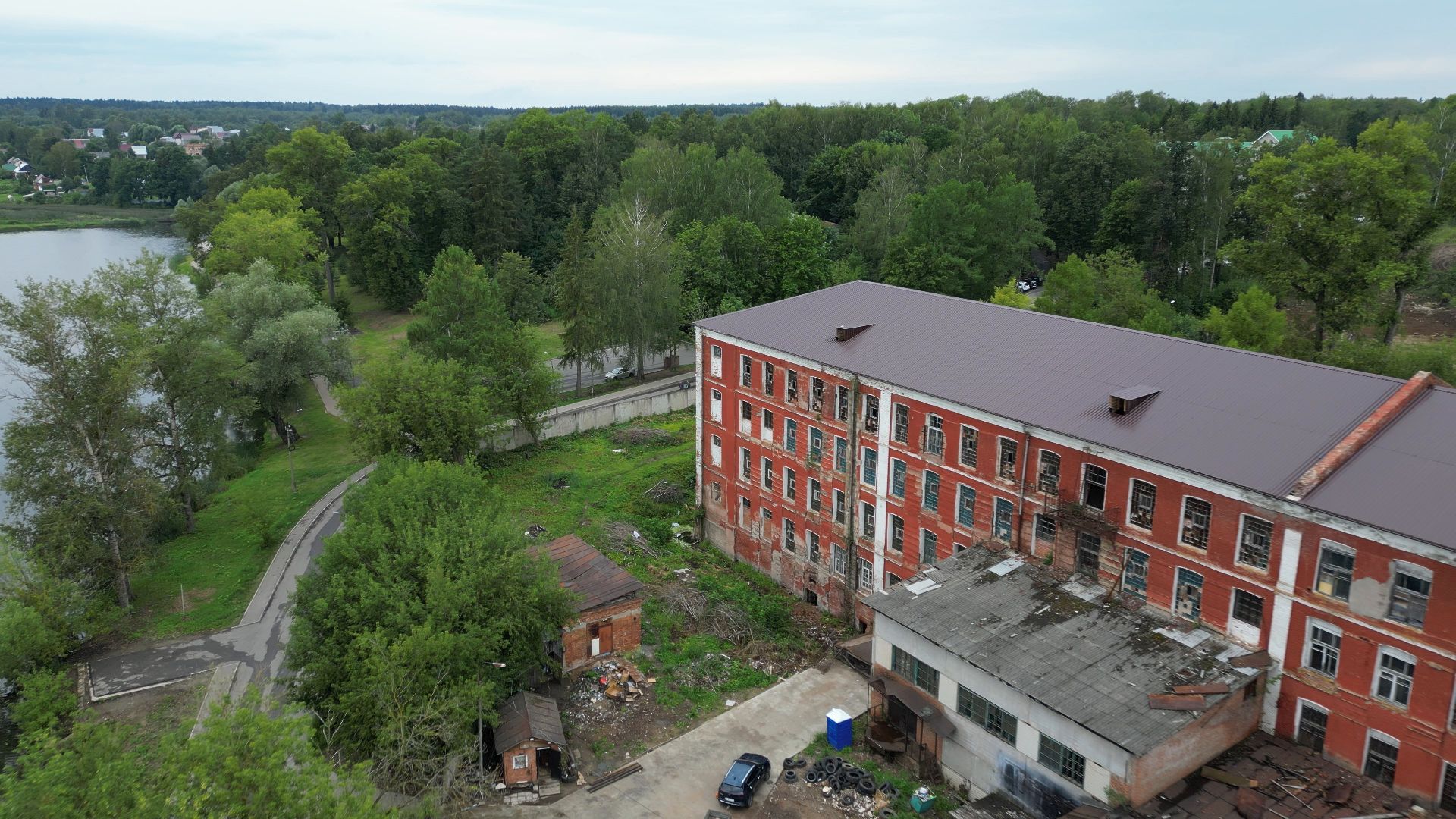 Высоковск, реставрация, культура,видео с коптера,