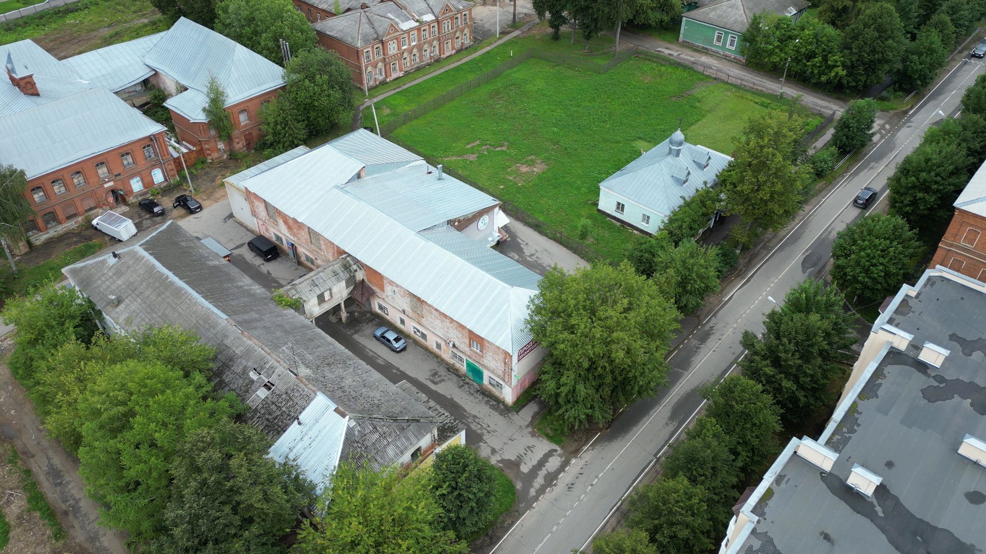 Высоковск, реставрация, культура,видео с коптера,