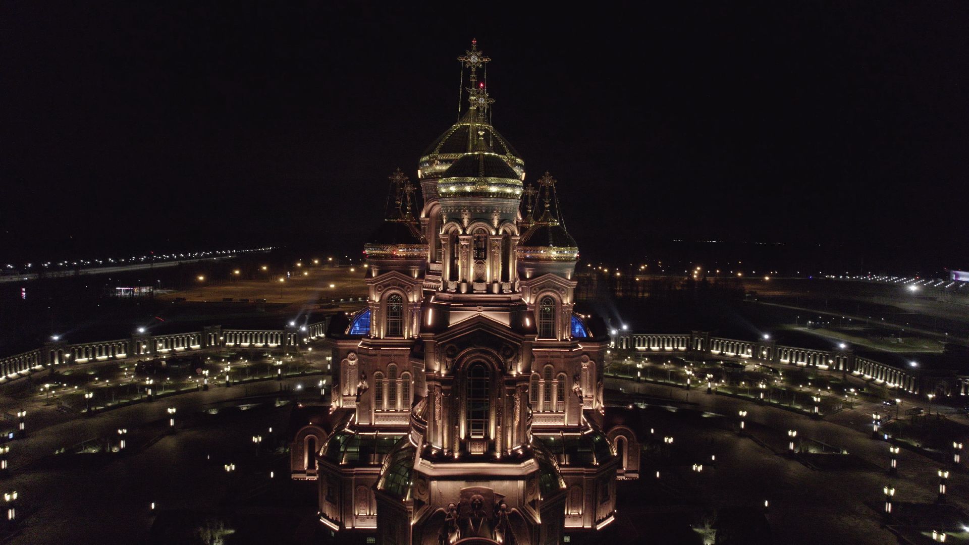 храм, патриот, военные,видео с коптера,