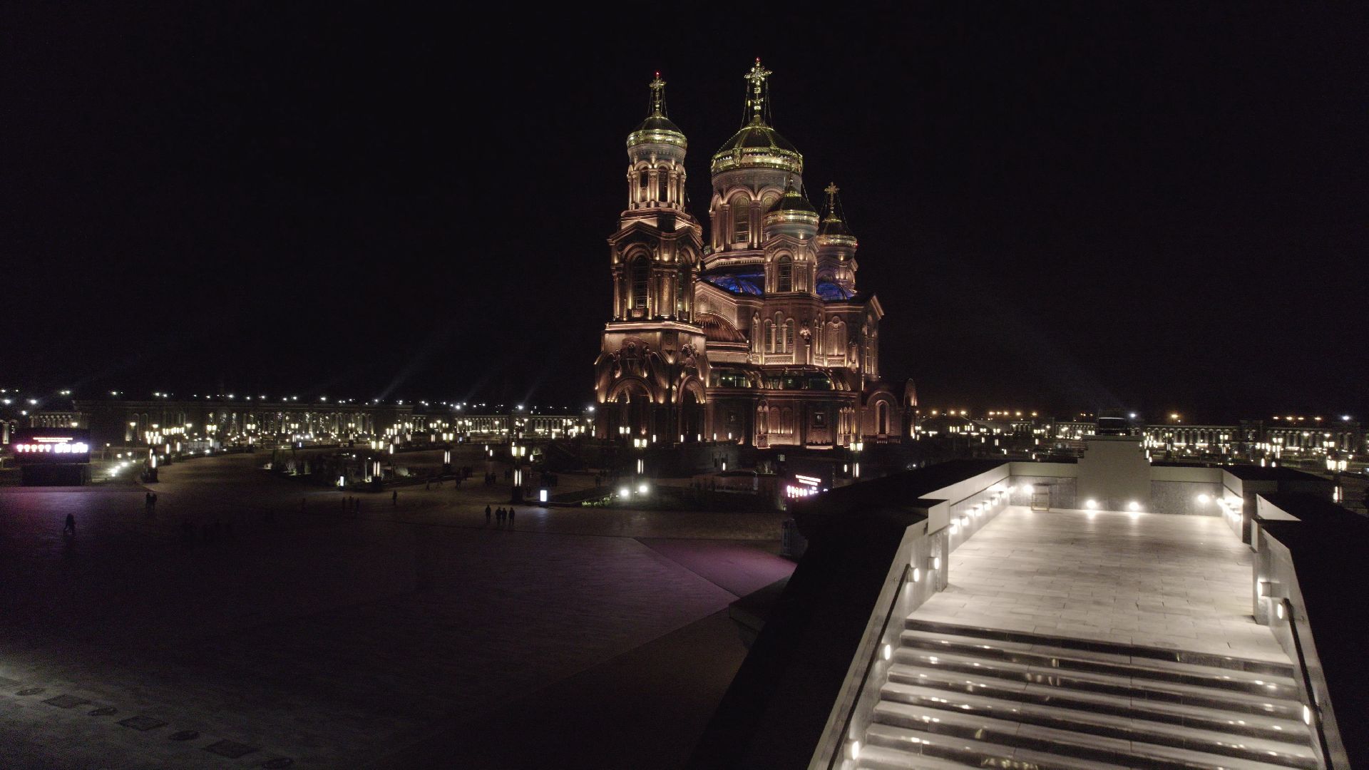 храм, патриот, военные,видео с коптера,