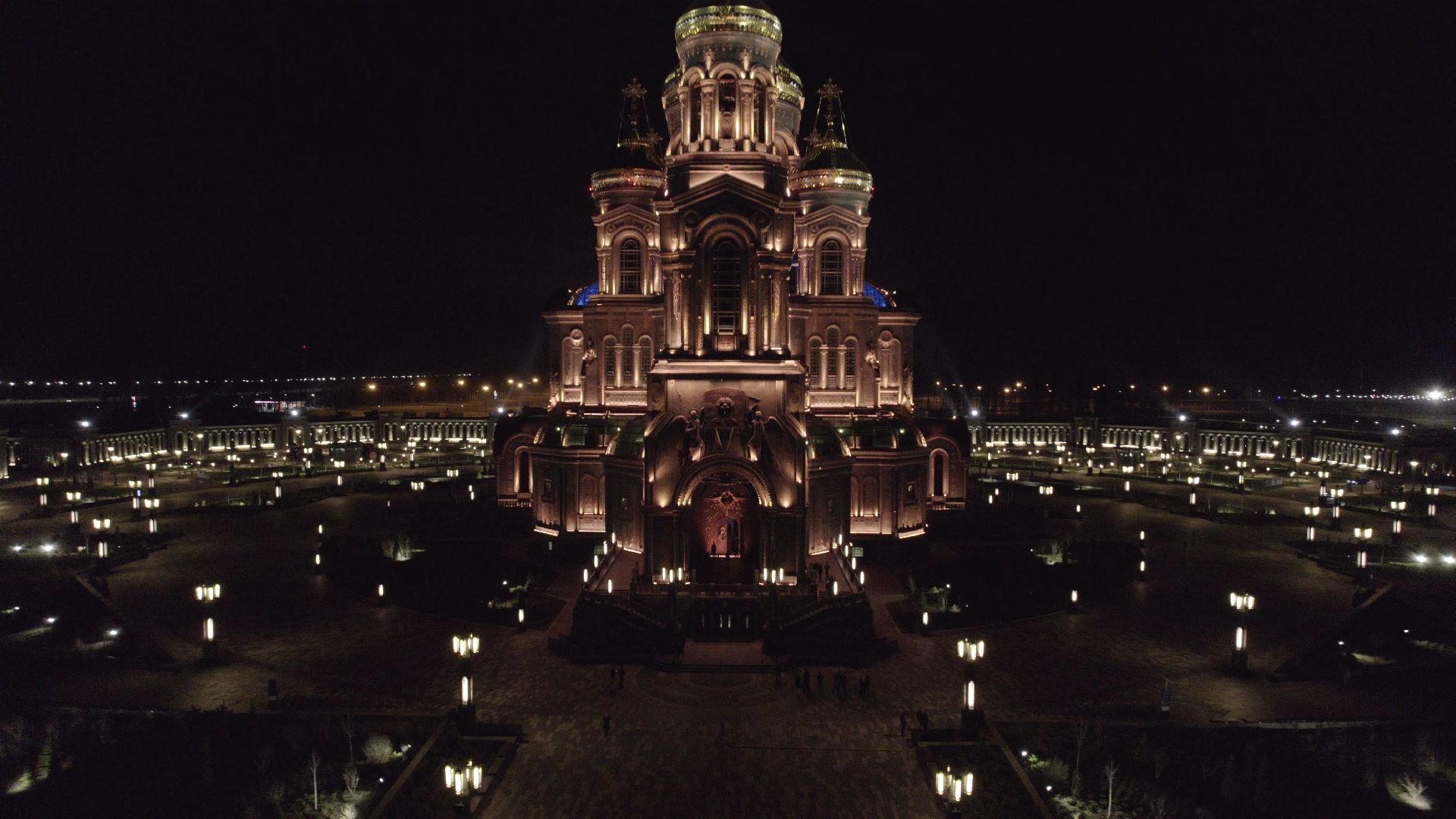 храм, патриот, военные,видео с коптера,