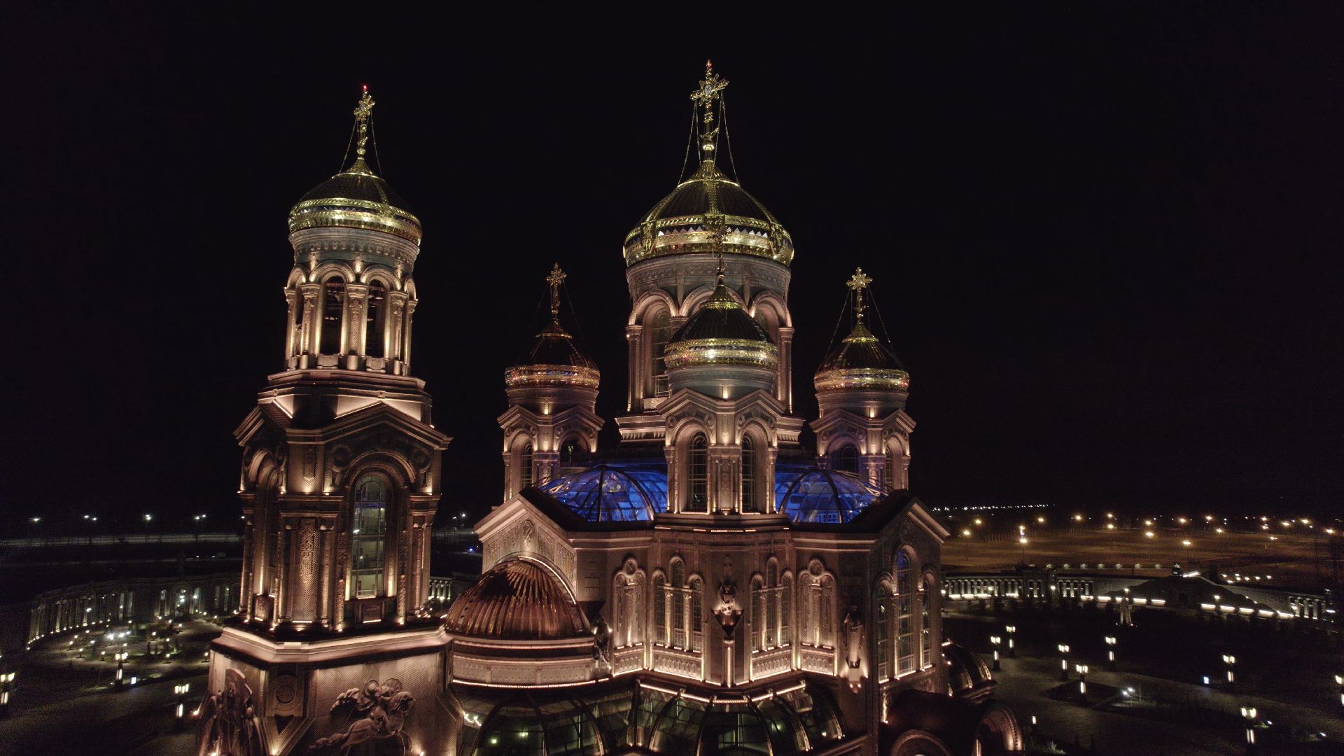 храм, патриот, военные,видео с коптера,