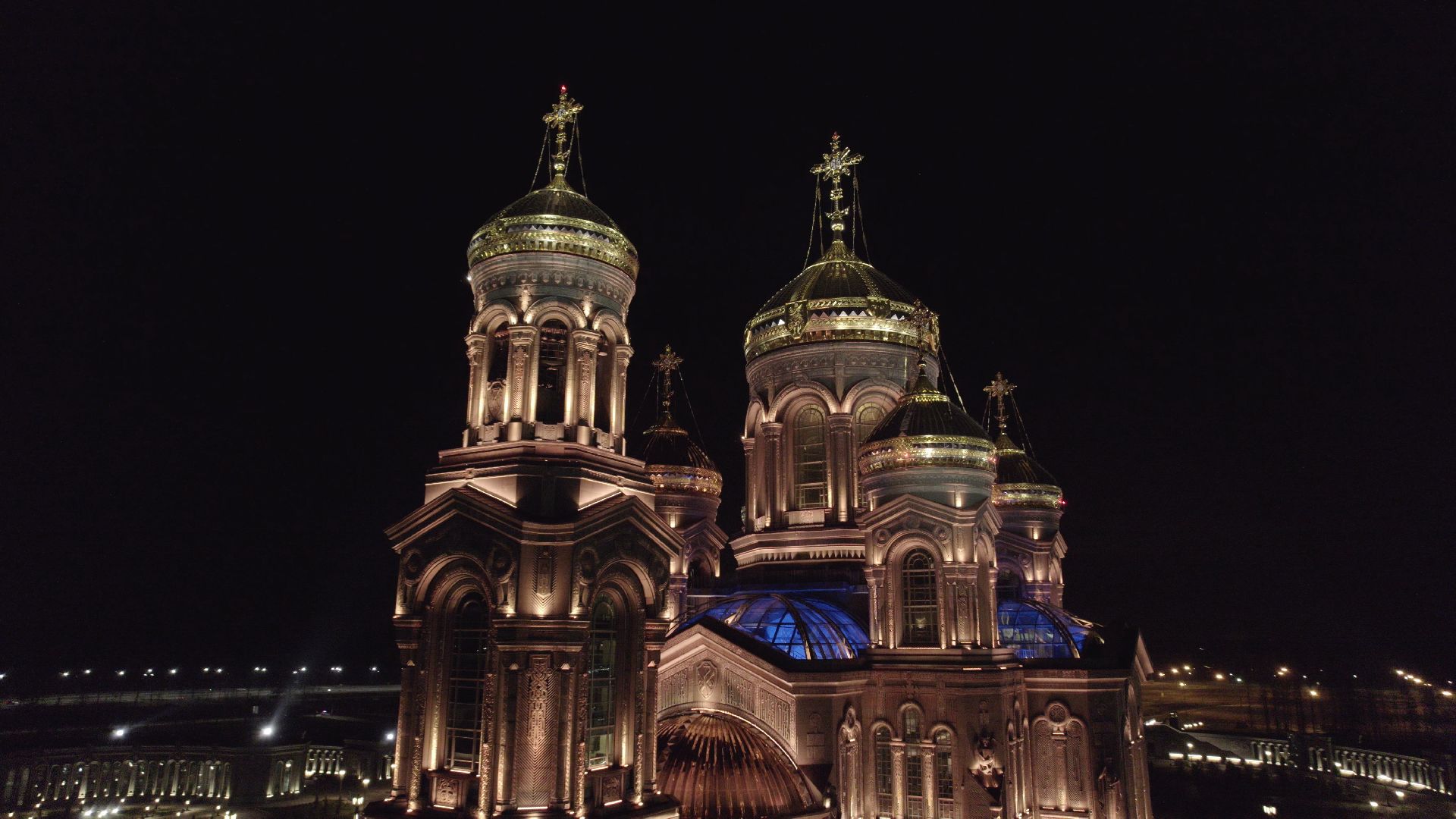 храм, патриот, военные,видео с коптера,