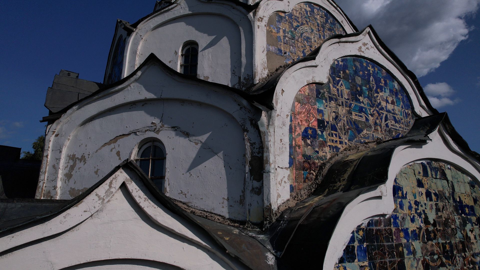 пушкино, храм, церковь,видео с коптера,