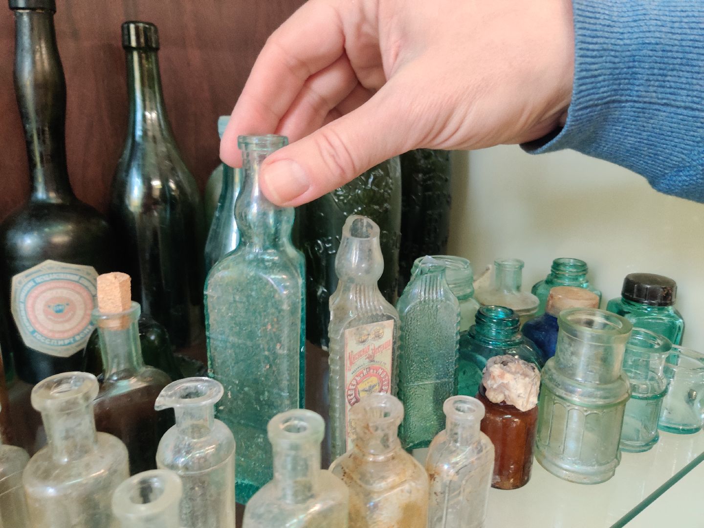 красноармейск, г.о. пушкинский, краеведение, стеклянная коллекция,